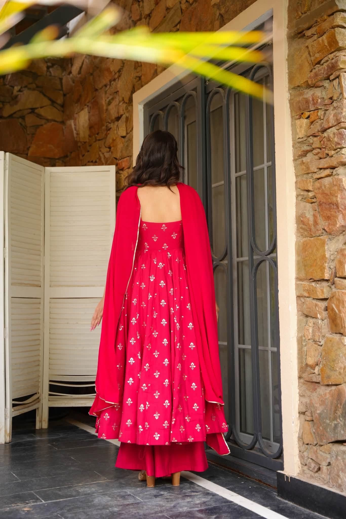 Yamika Cotton Anarkali Suit Set