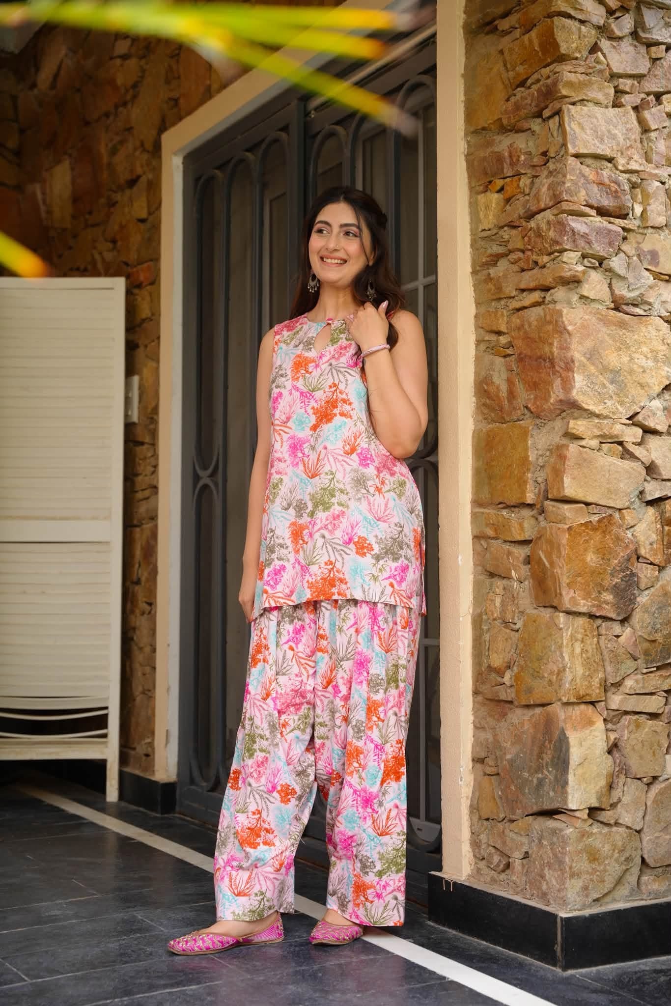 Simmi Floral Farshi Salwar Set