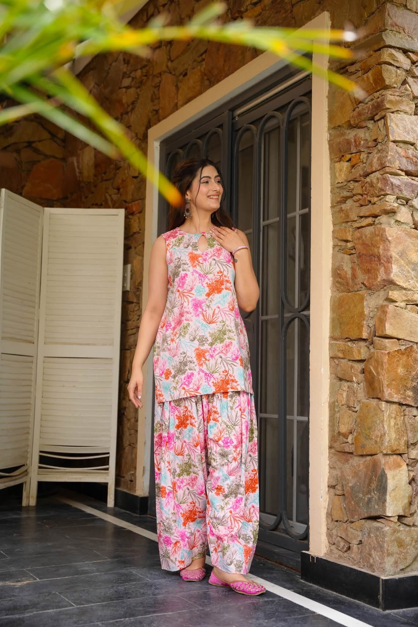 Simmi Floral Farshi Salwar Set