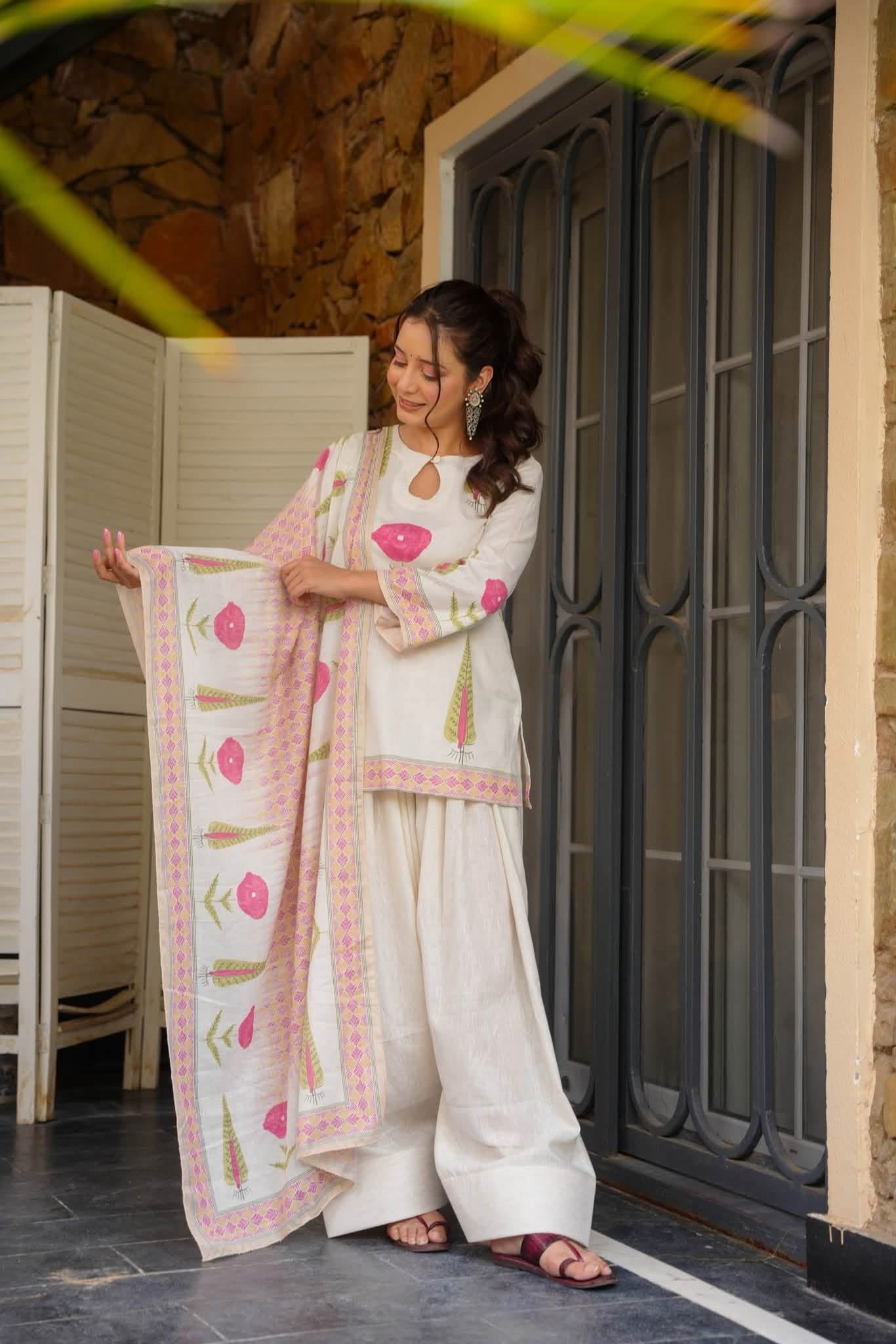 Dilkash Print Cotton Farshi Salwar Set