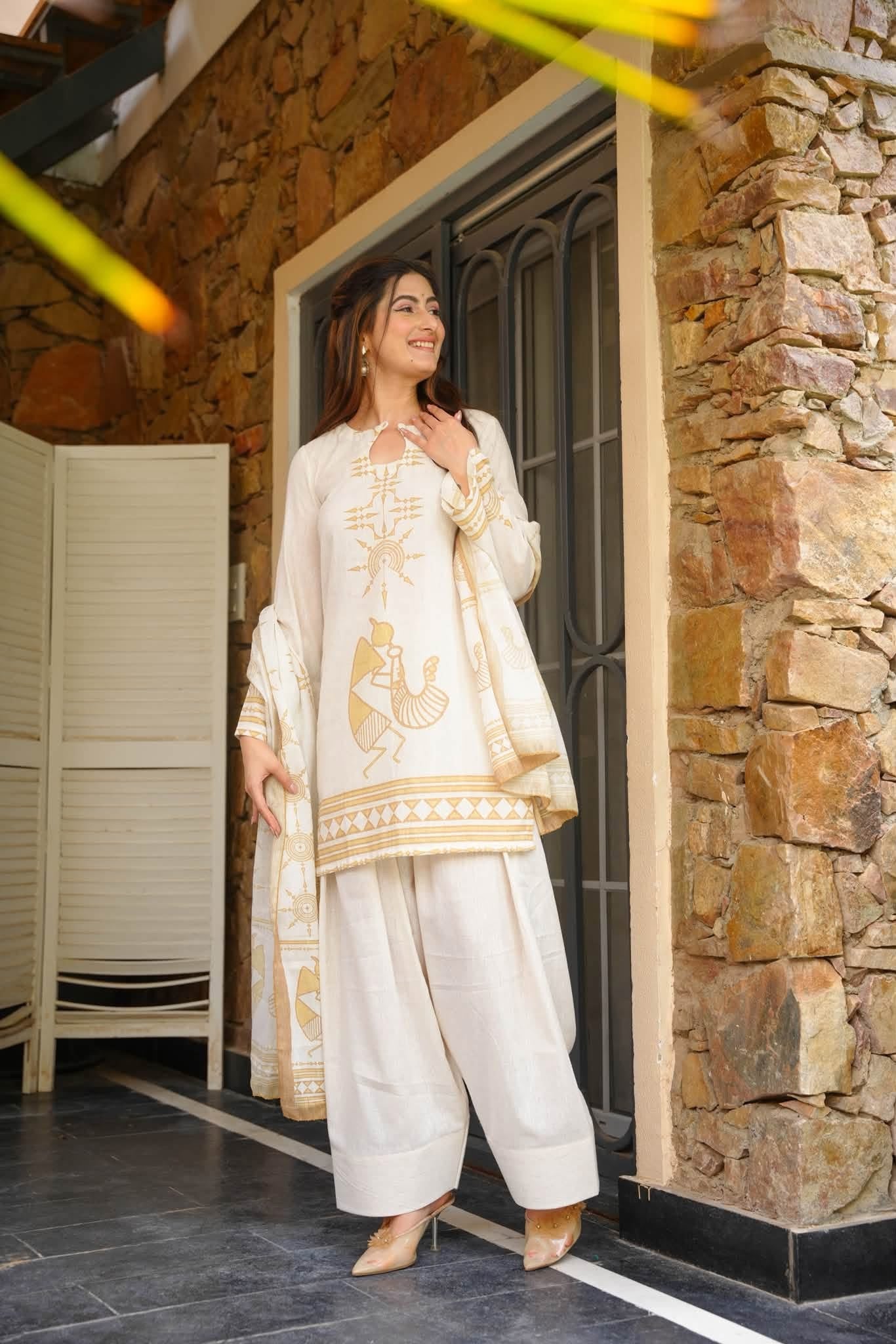 Kimia Printed Farshi Salwar Set