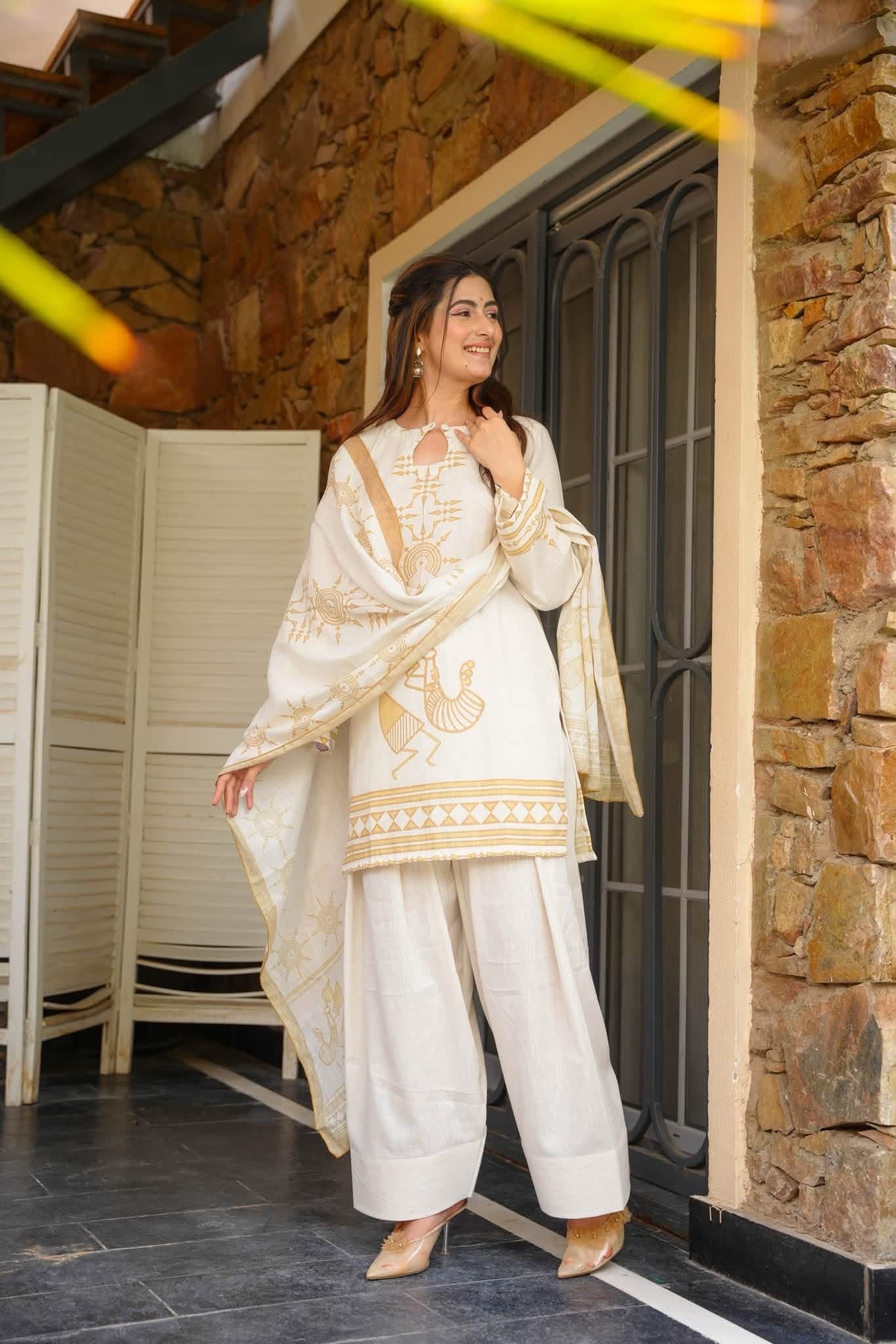 Kimia Printed Farshi Salwar Set
