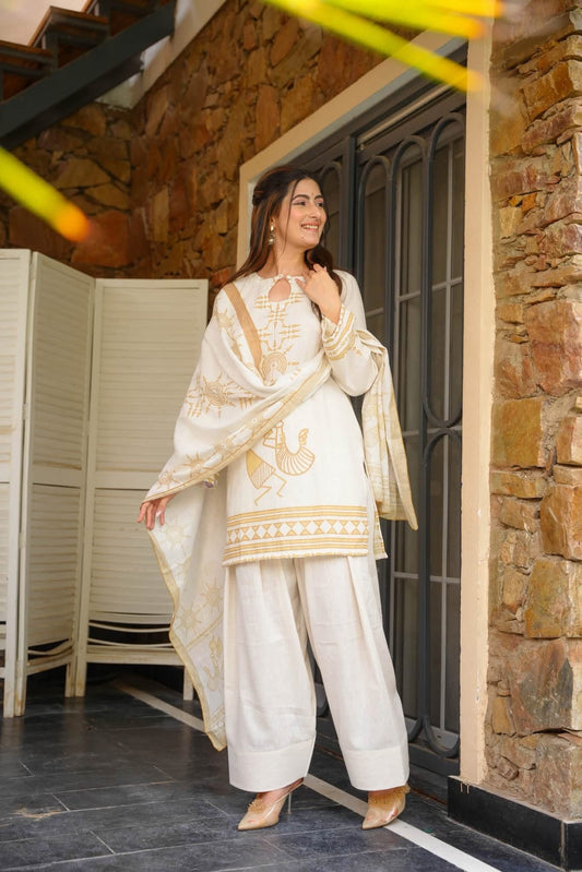 Kimia Printed Farshi Salwar Set