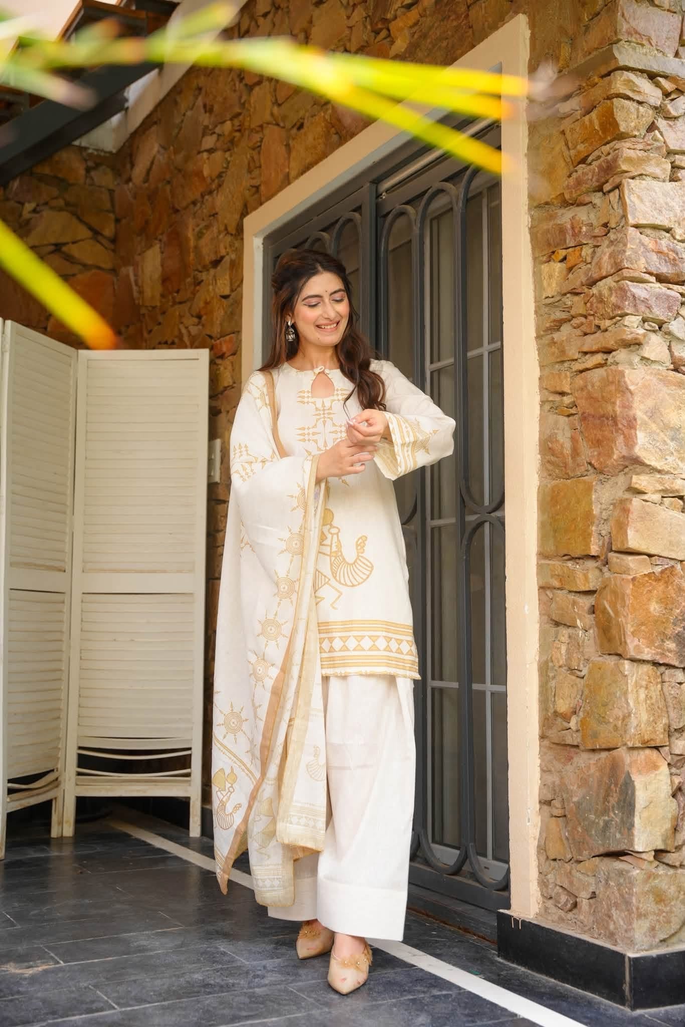 Kimia Printed Farshi Salwar Set
