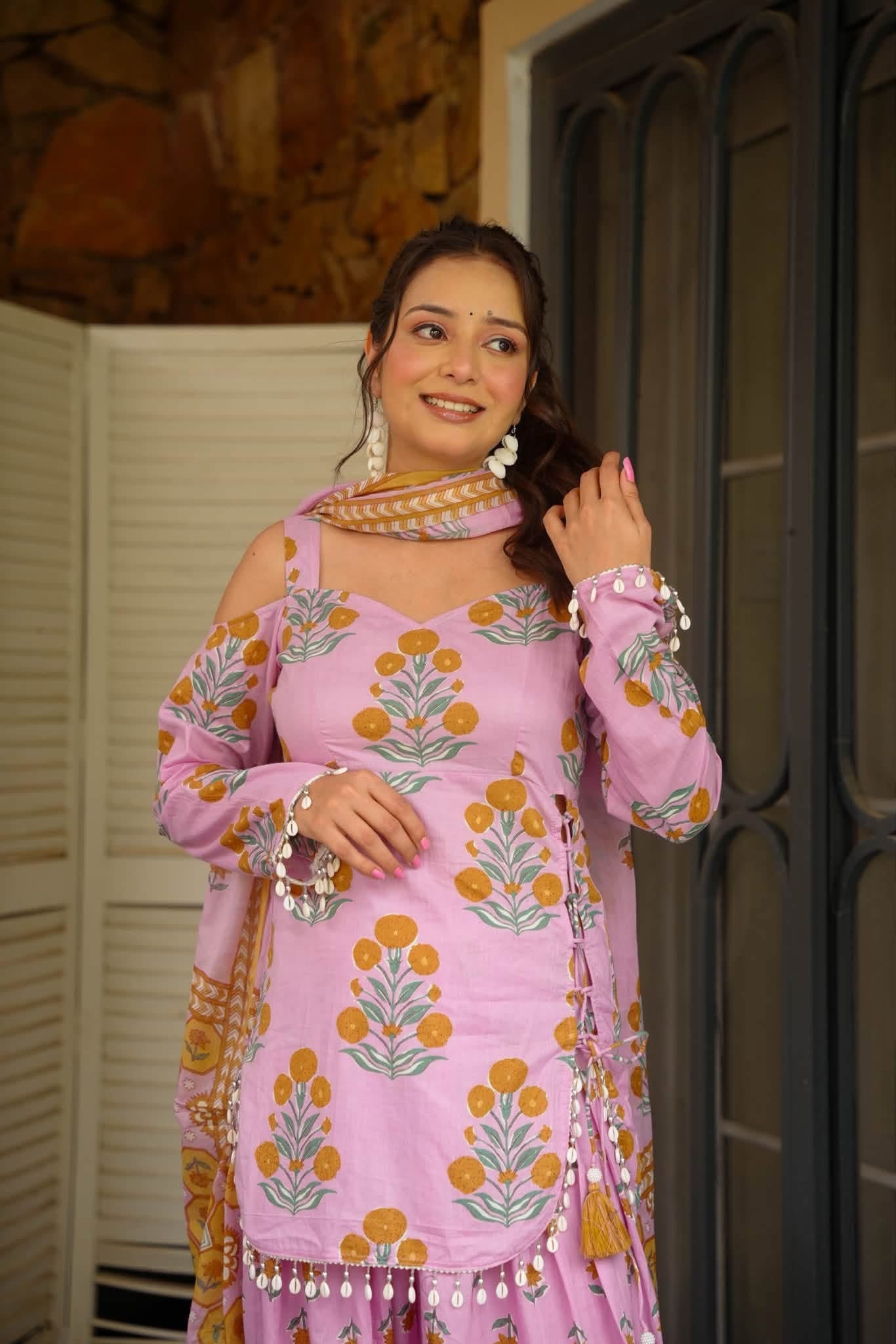 Kashika Pink Farshi Salwar Set