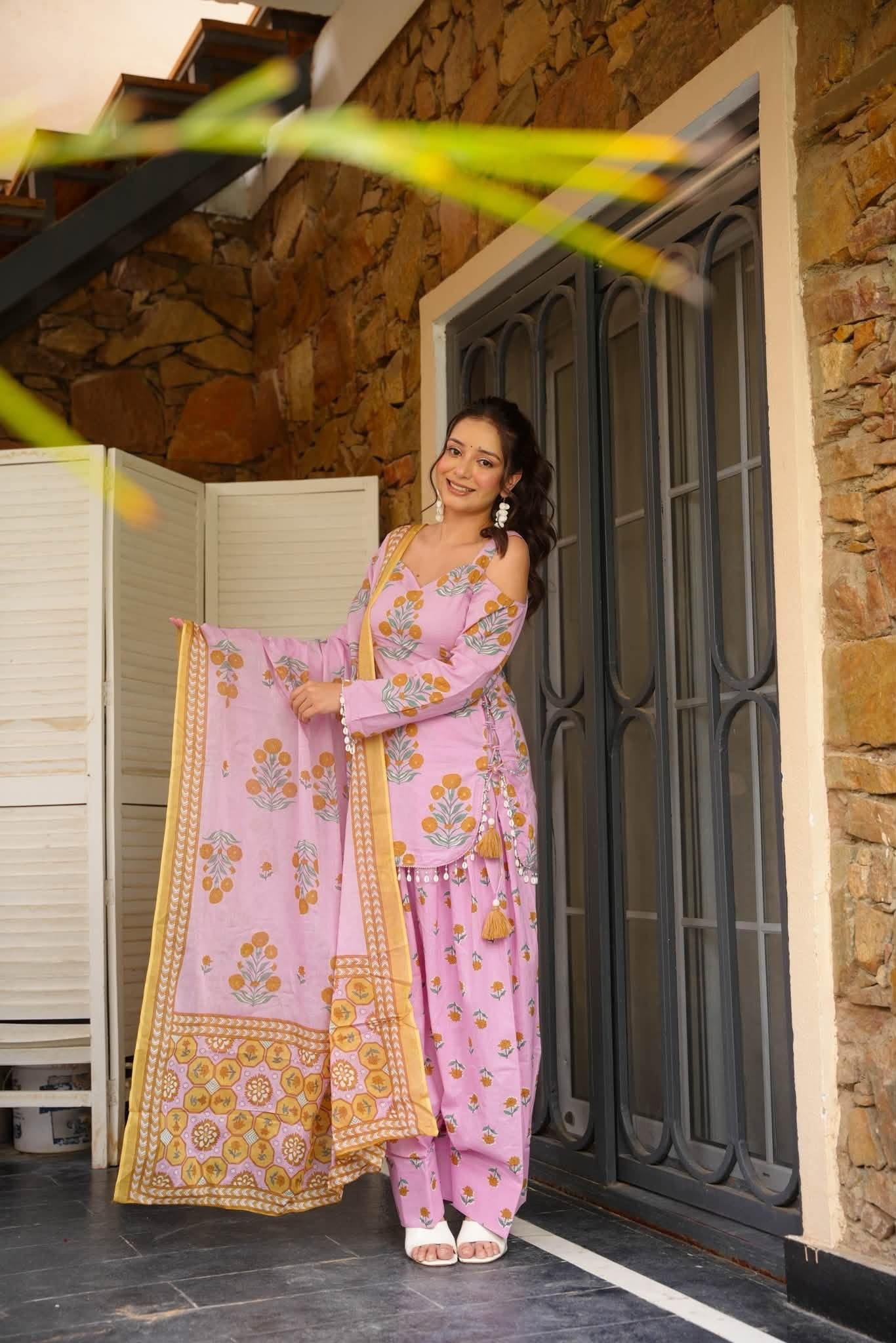 Kashika Pink Farshi Salwar Set