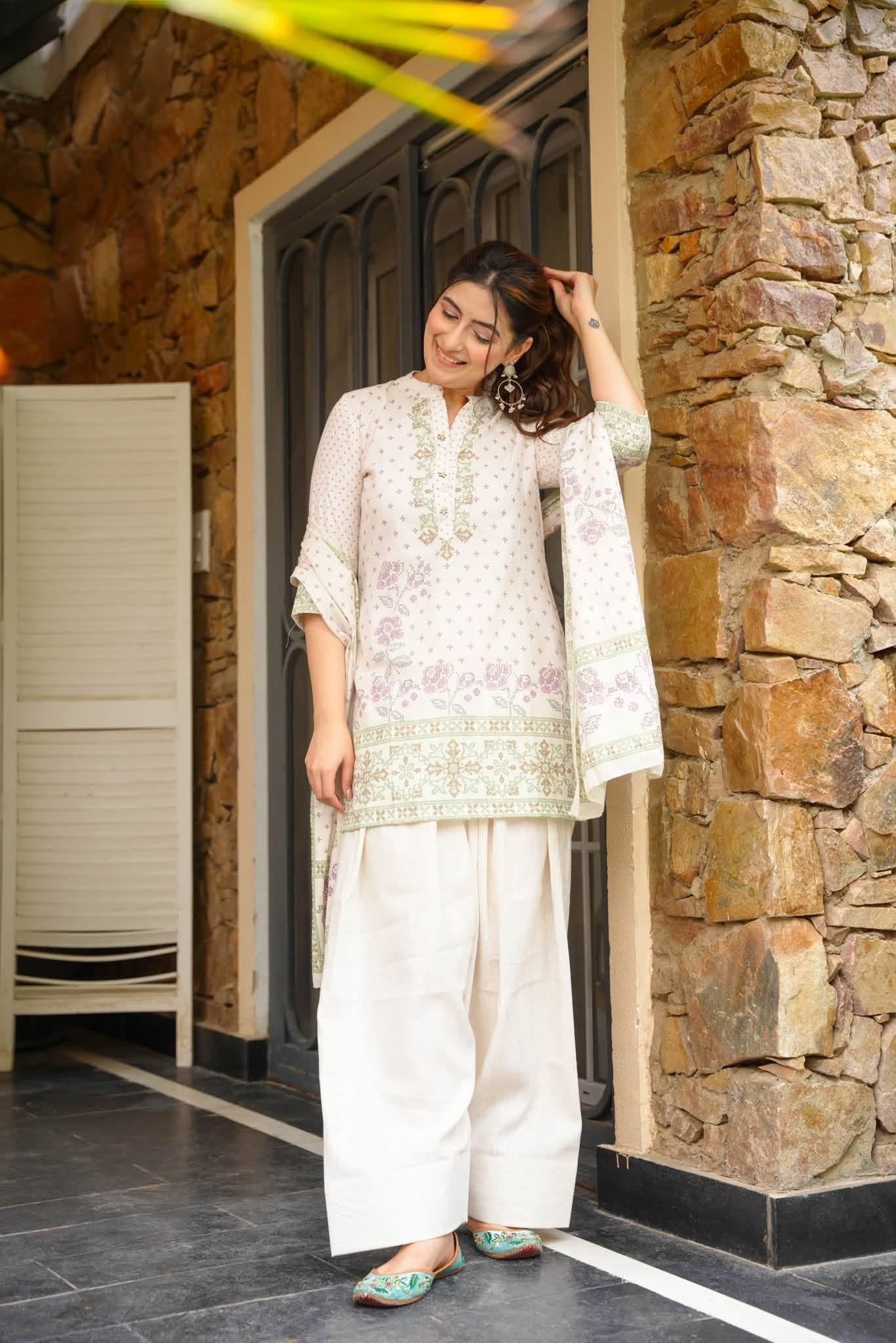 Gulshan Printed Farshi Salwar Set