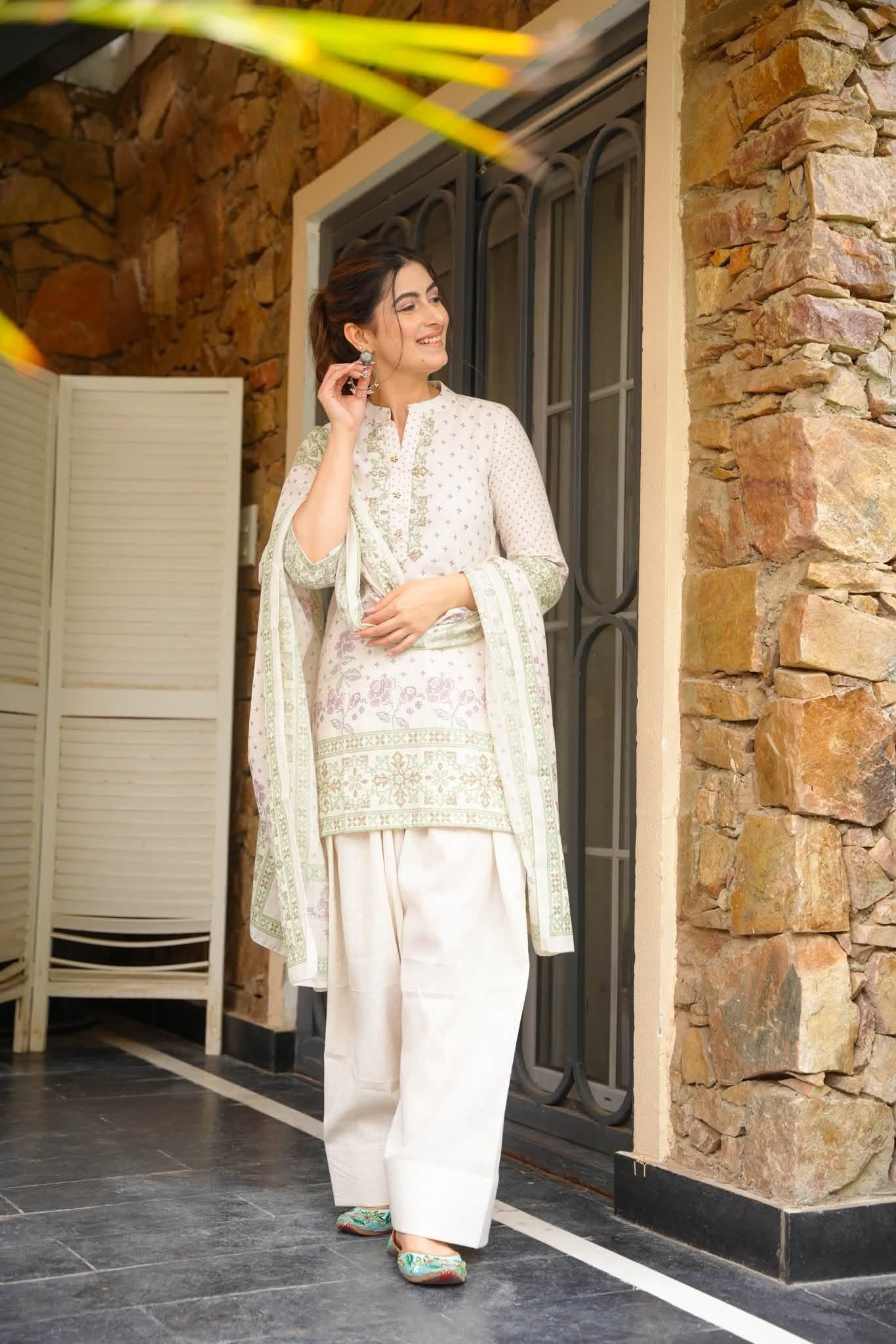 Gulshan Printed Farshi Salwar Set