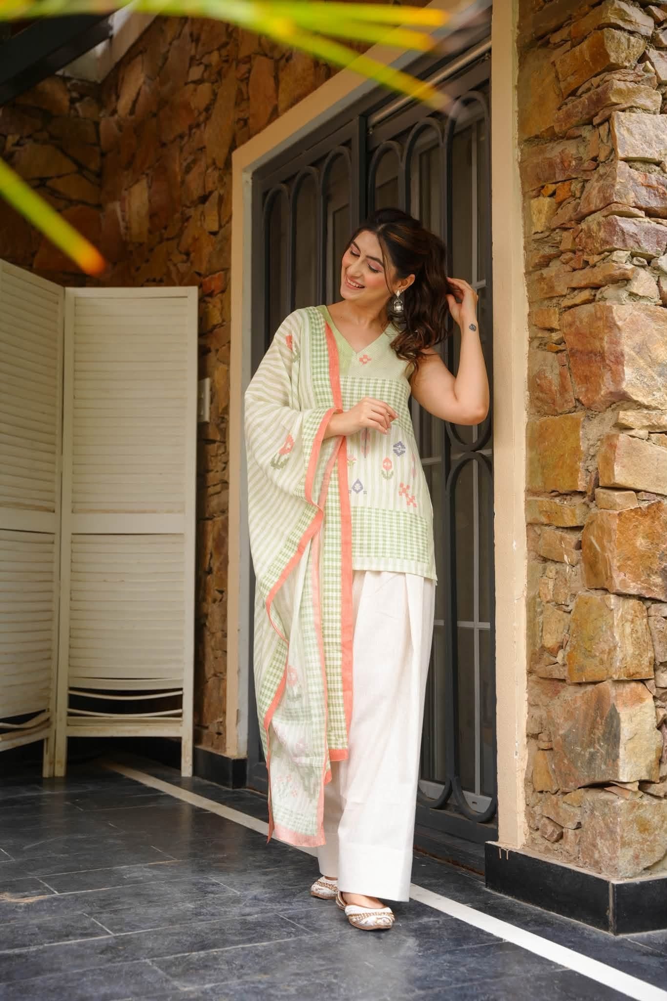 Khyati Printed Farshi Salwar Set