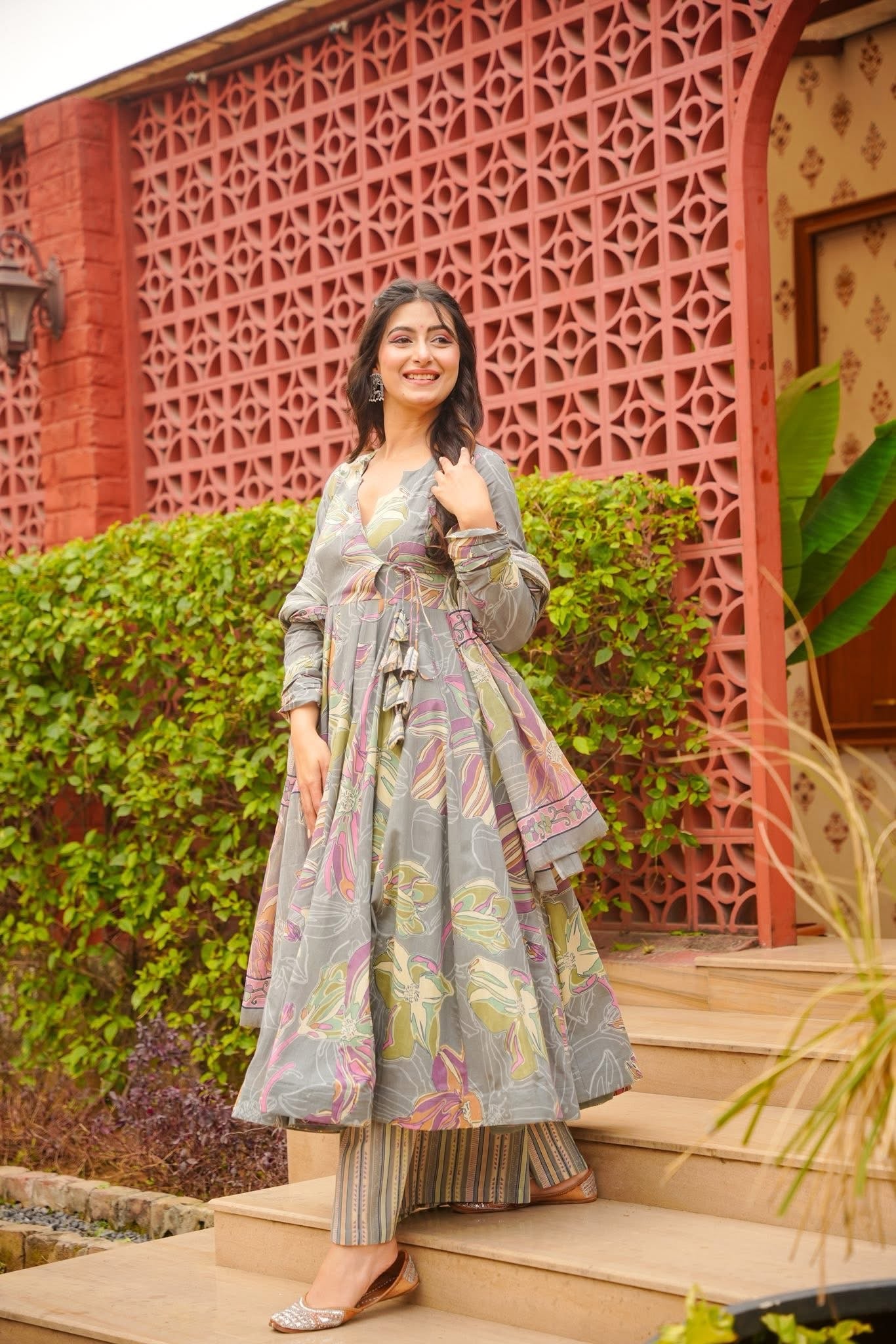 Tehriya Printed Cotton Suit Set