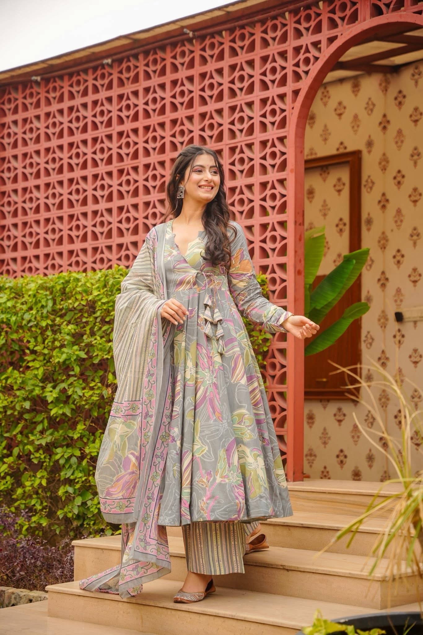 Tehriya Printed Cotton Suit Set