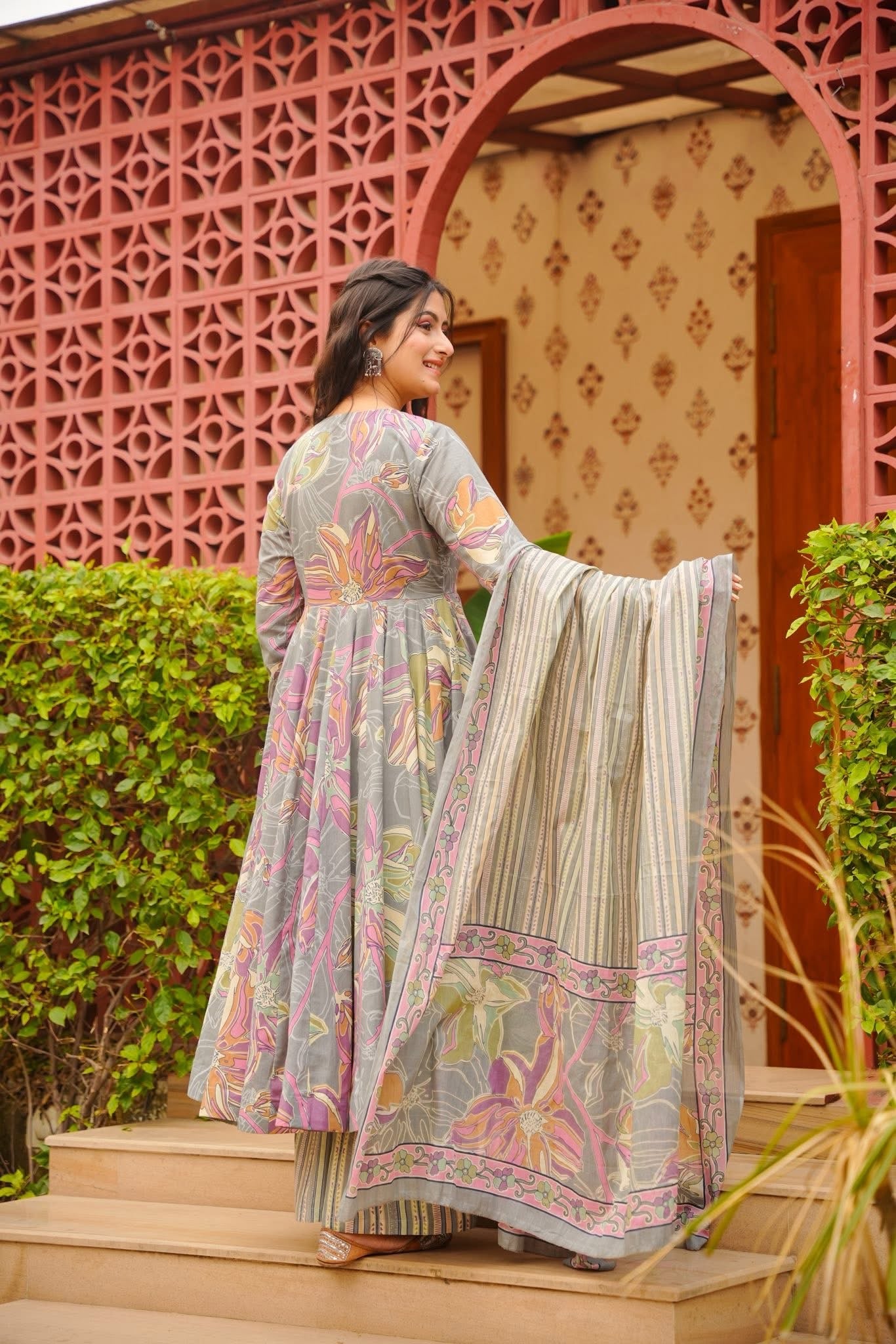Tehriya Printed Cotton Suit Set