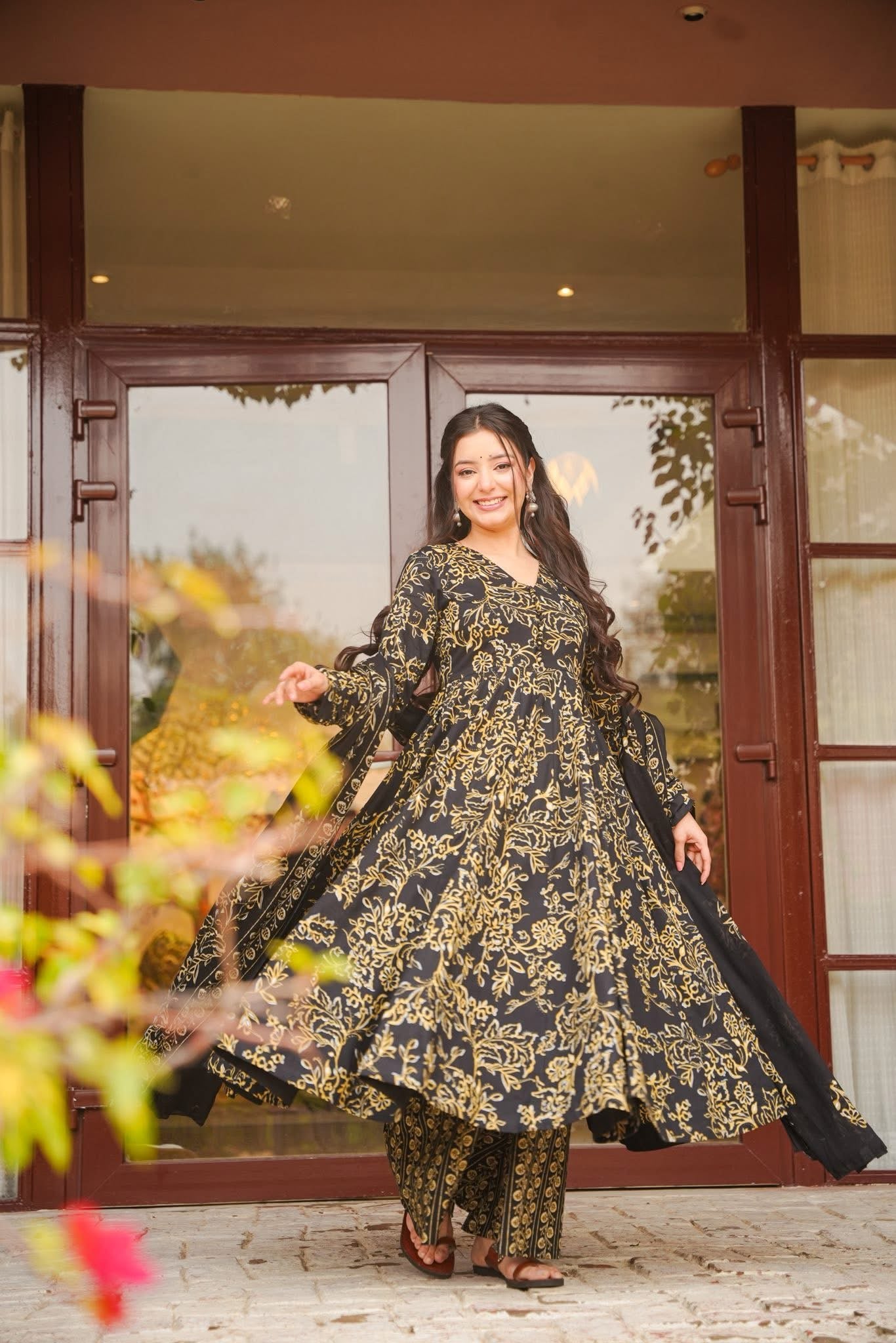 Aayvika Printed Cotton Suit Set