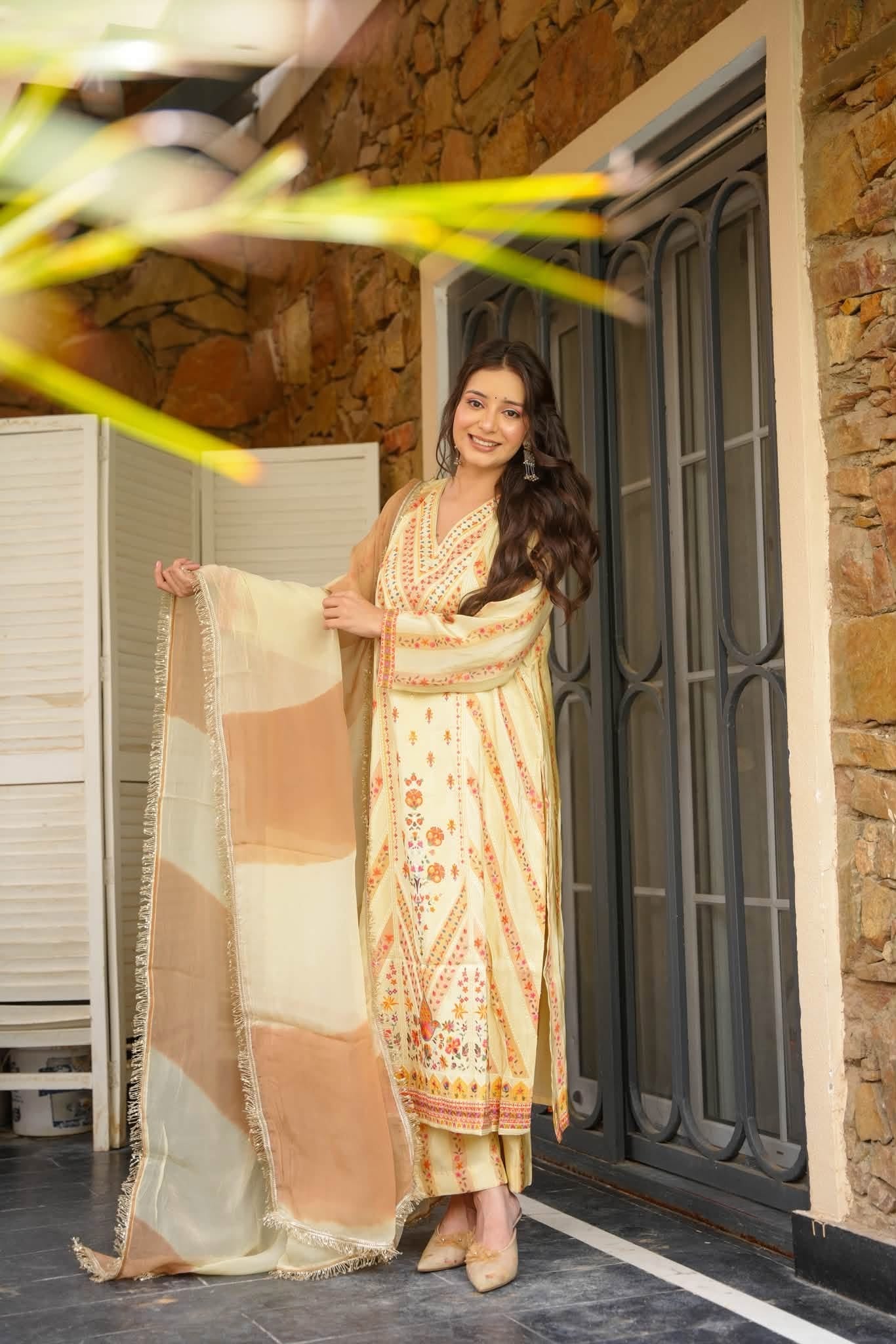 Aylin Printed Straight Kurta Set