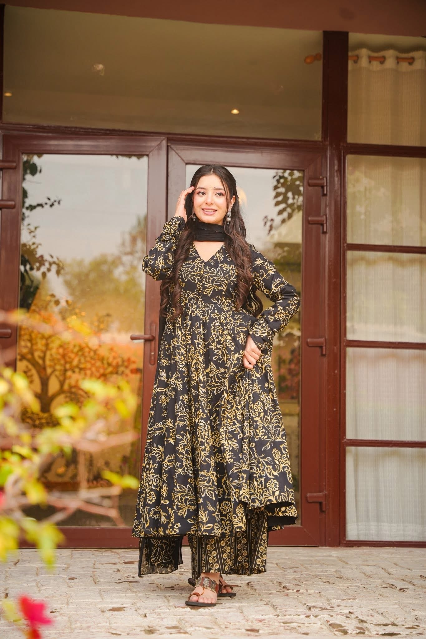 Aayvika Printed Cotton Suit Set