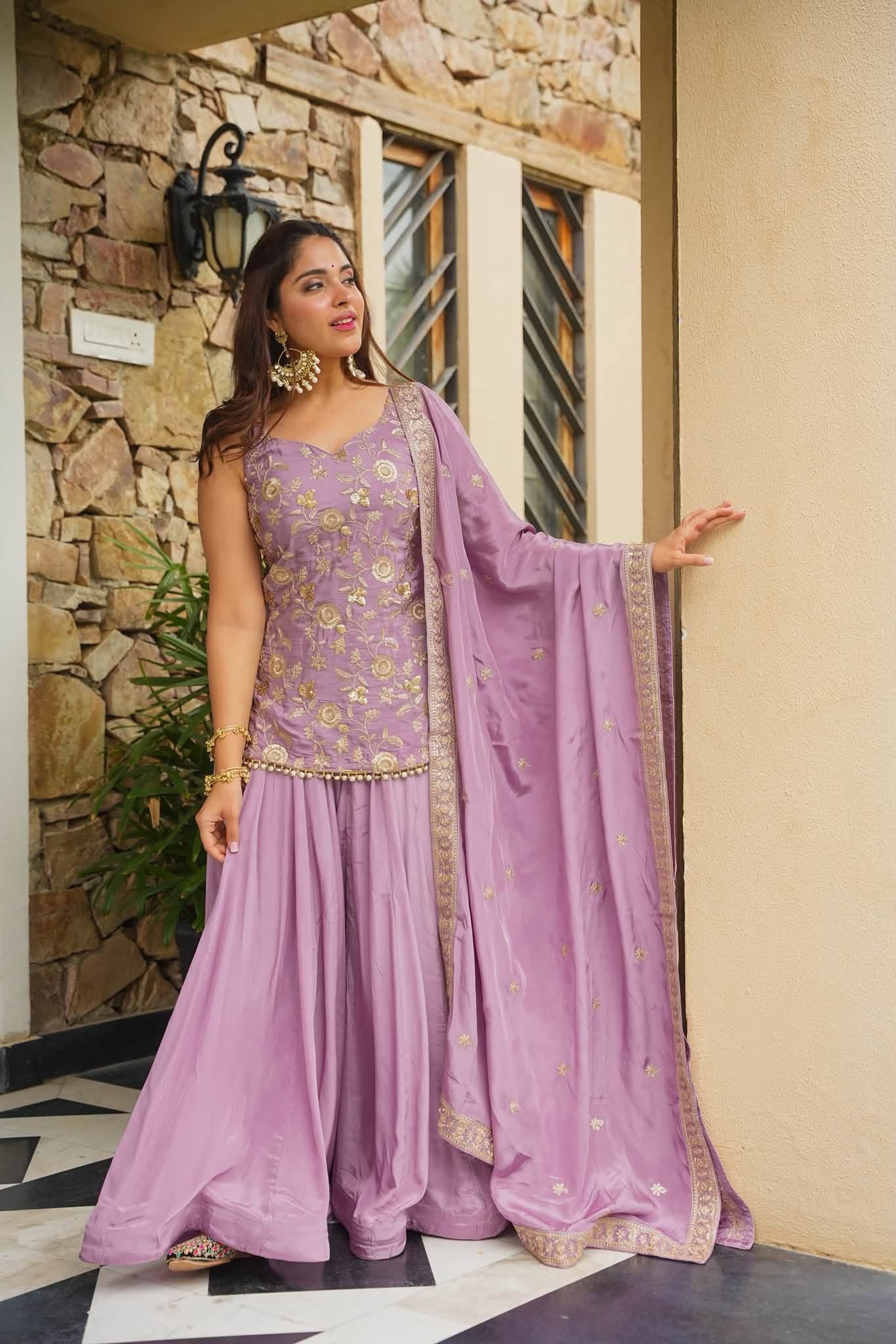 Anvika Heavy Embroidered Kurta Set