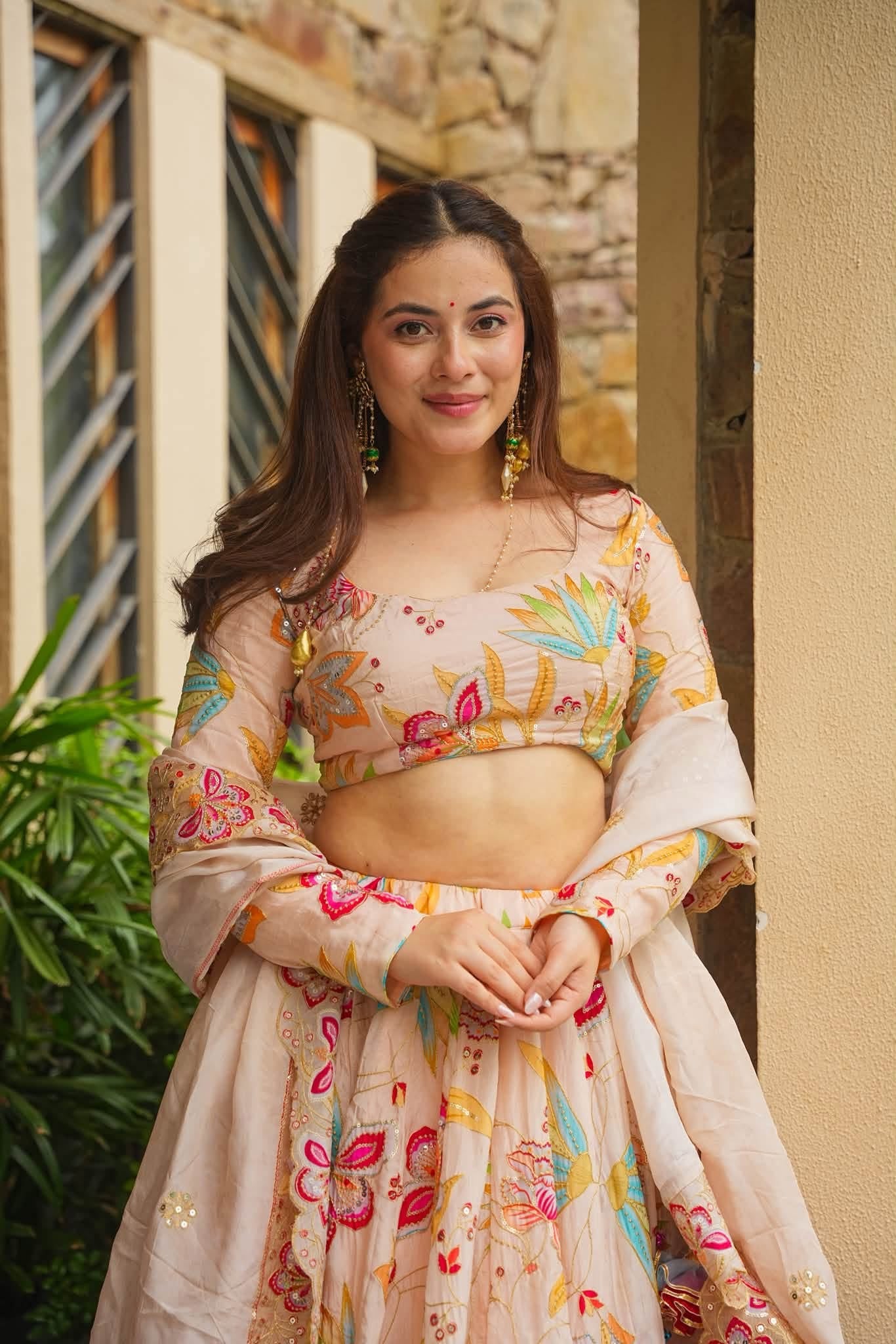 Vareesha Pastel Heavy Lehenga Set