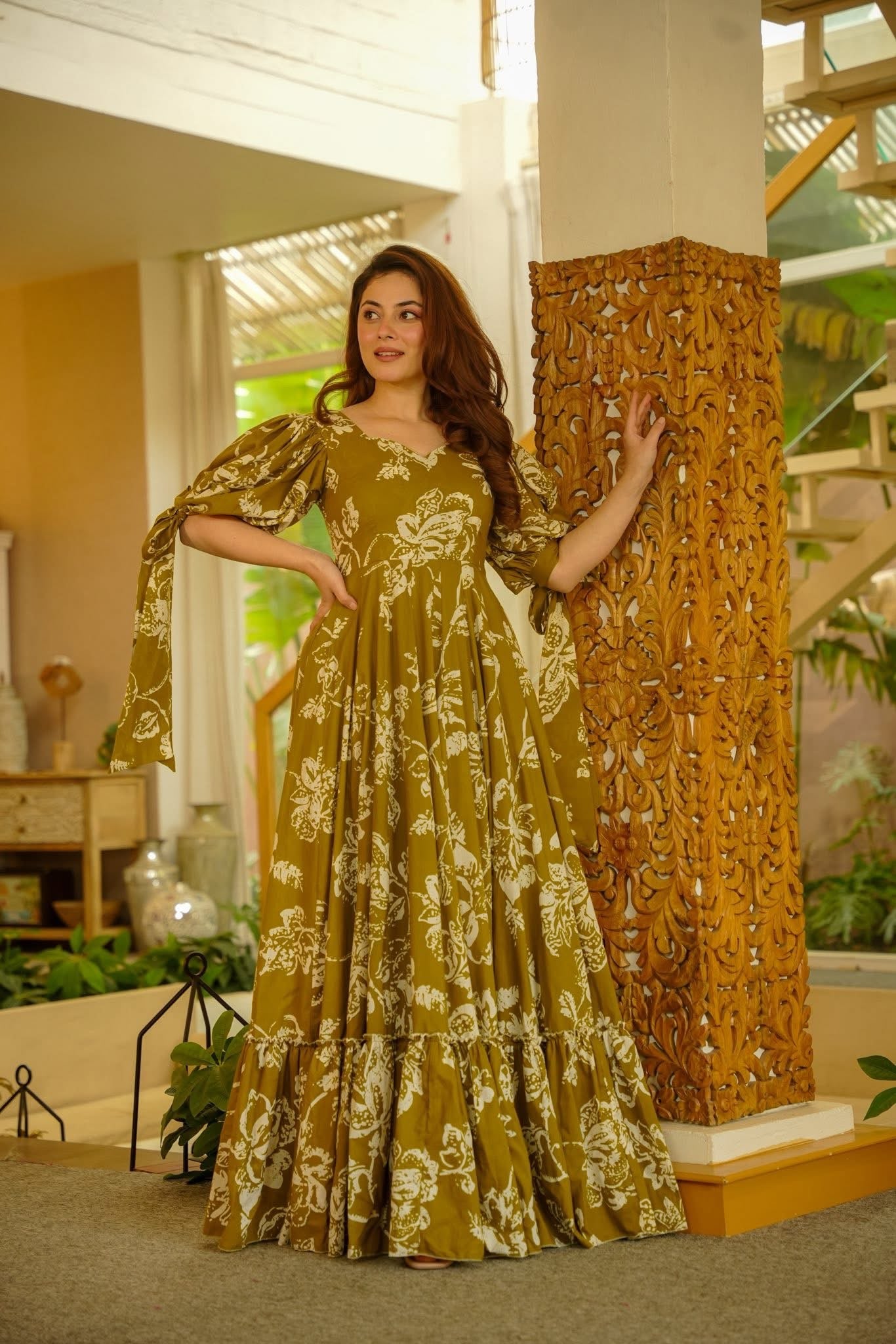 Kiana Cotton Maxi Dress