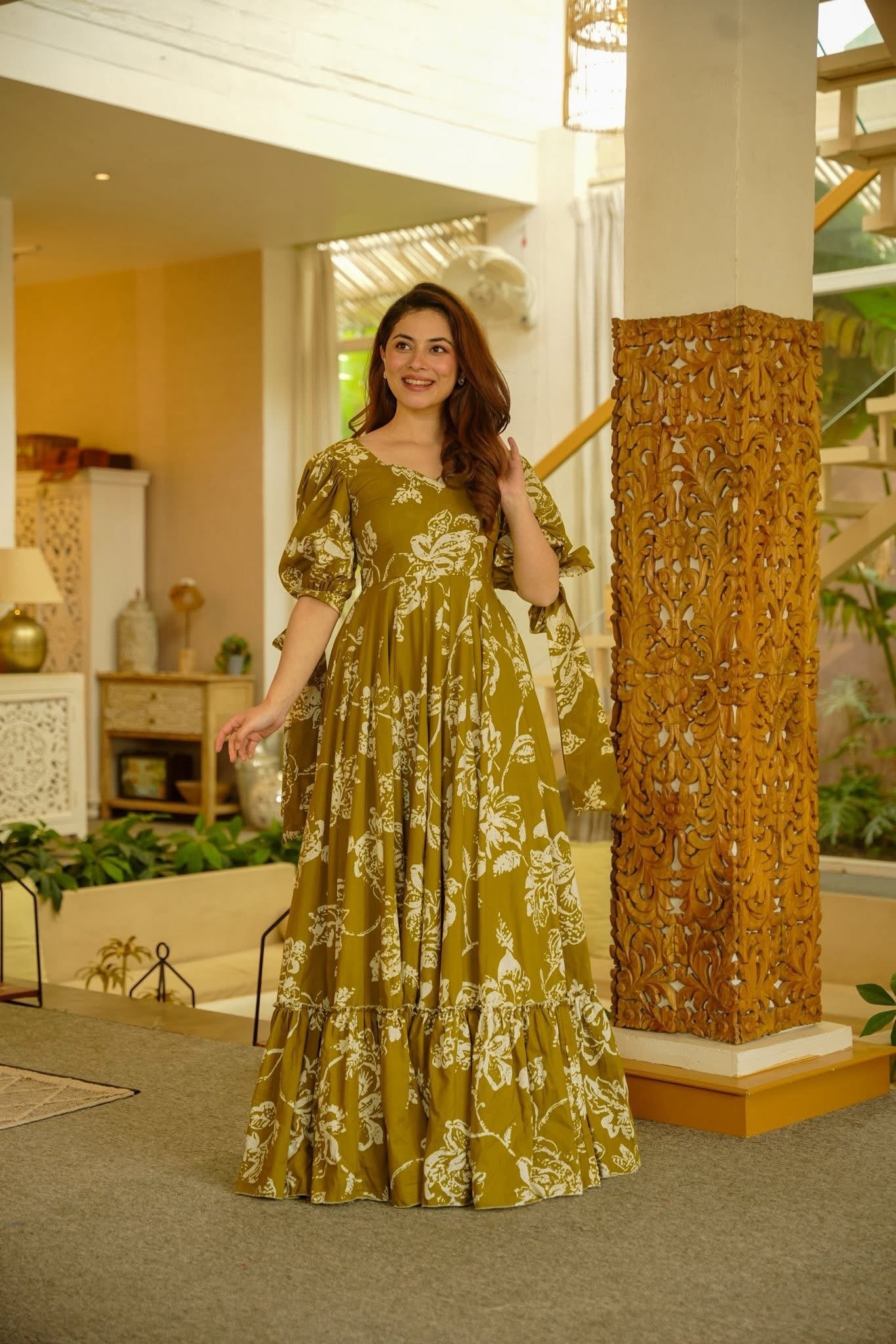 Kiana Cotton Maxi Dress