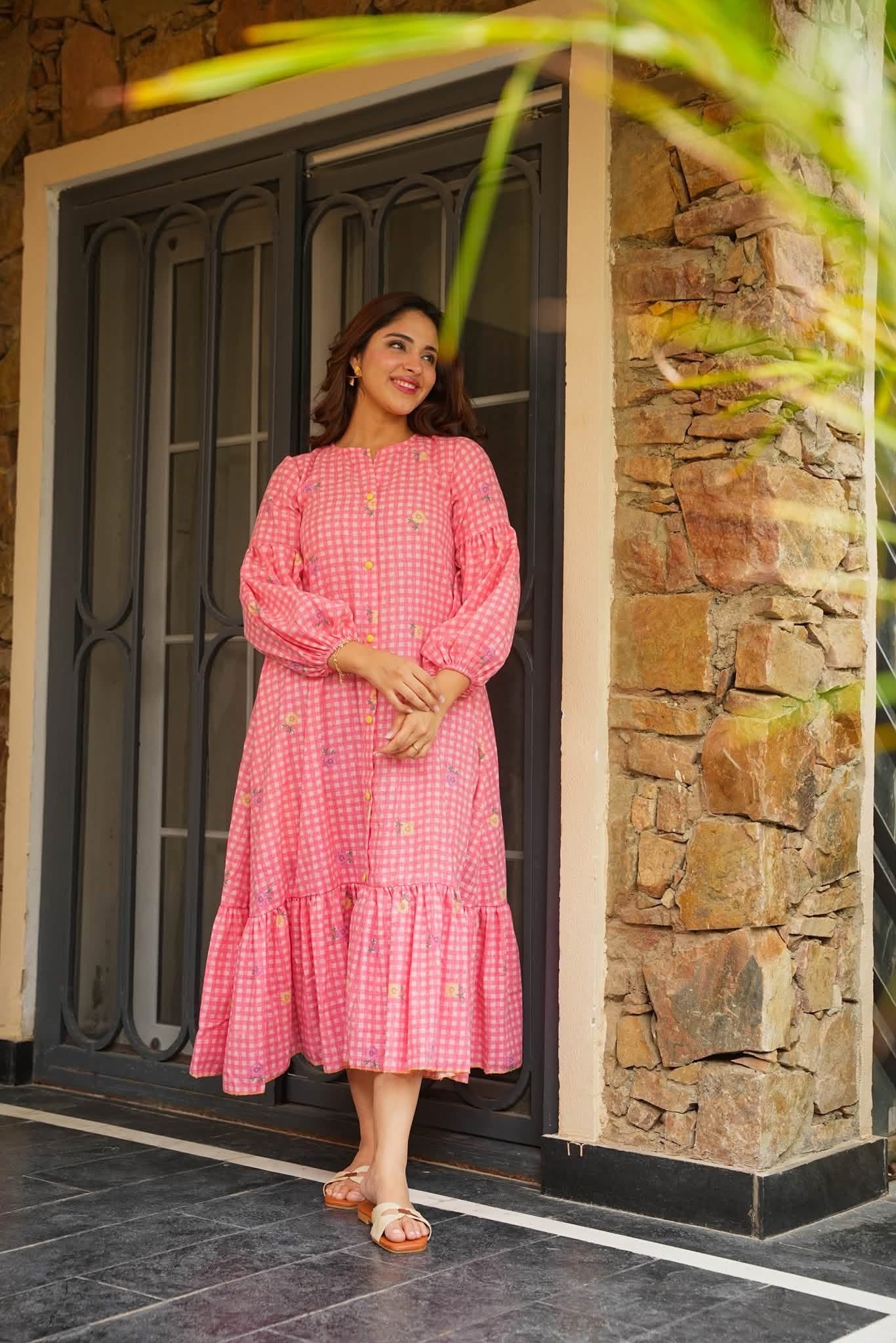 Amora Cotton Maxi Dress