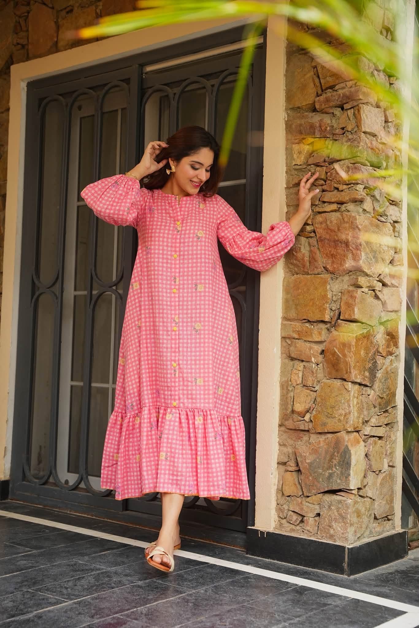 Amora Cotton Maxi Dress