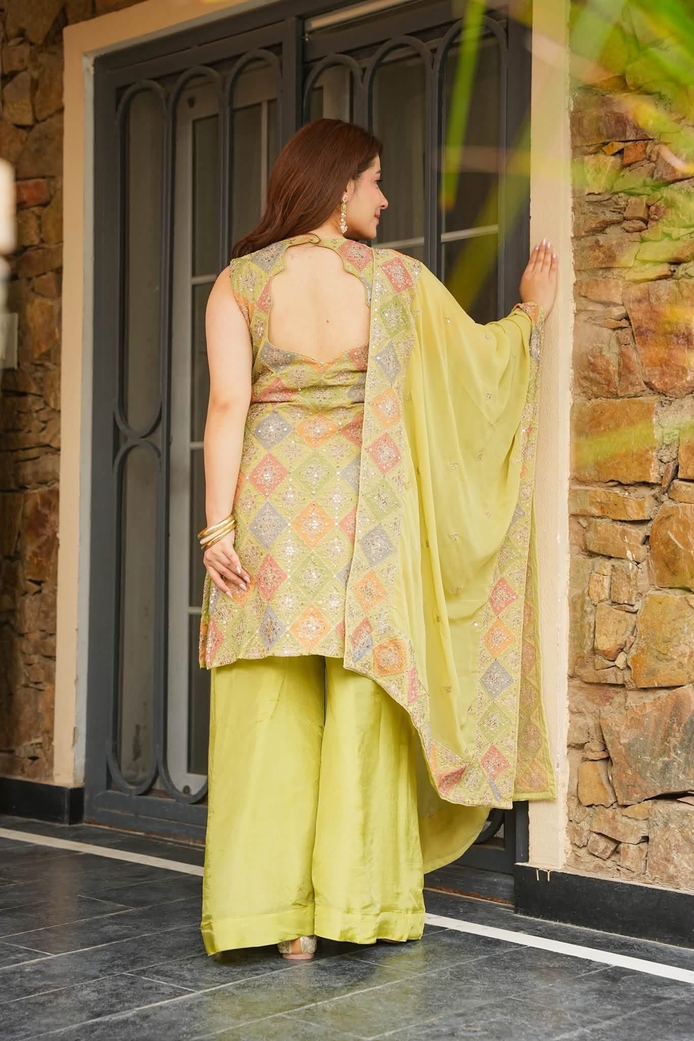 Sharika Heavy Embroidered Kurta Set