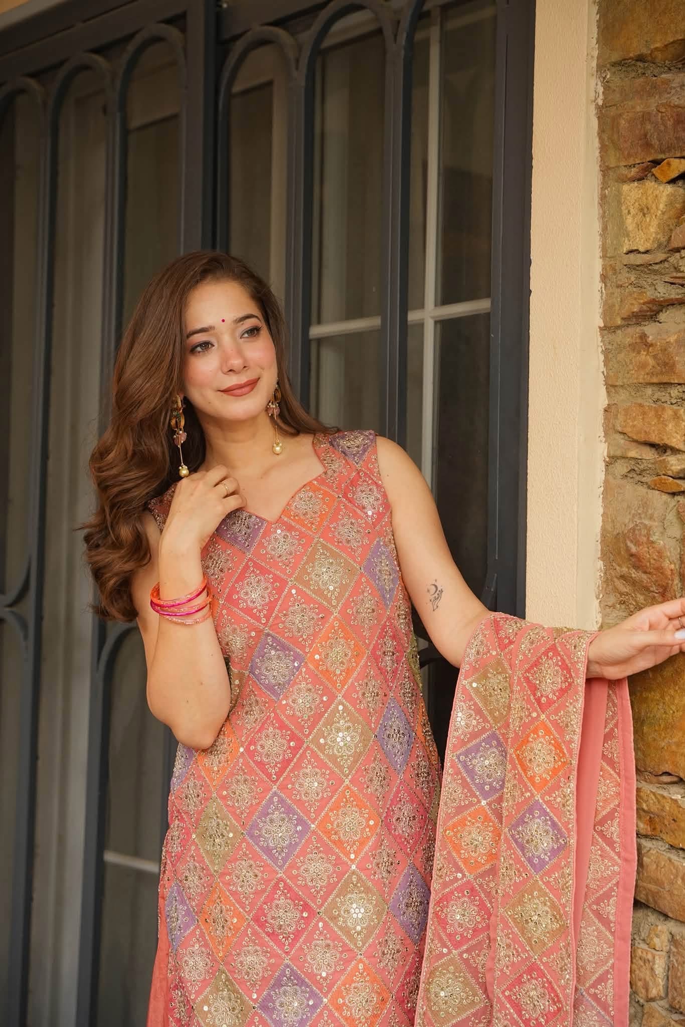 Varnika Heavy Embroidered Kurta Set