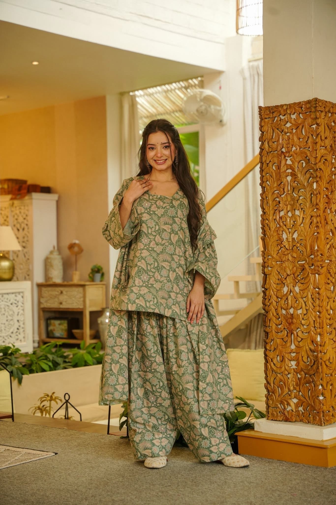 Delnaaz Cotton Farsi Salwar Set