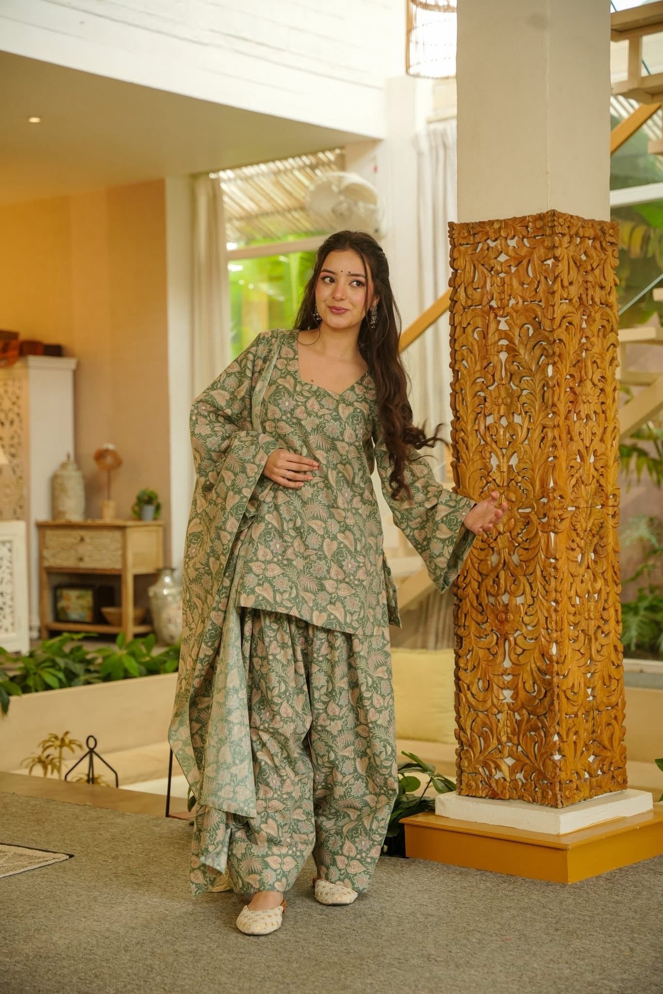 Delnaaz Cotton Farsi Salwar Set