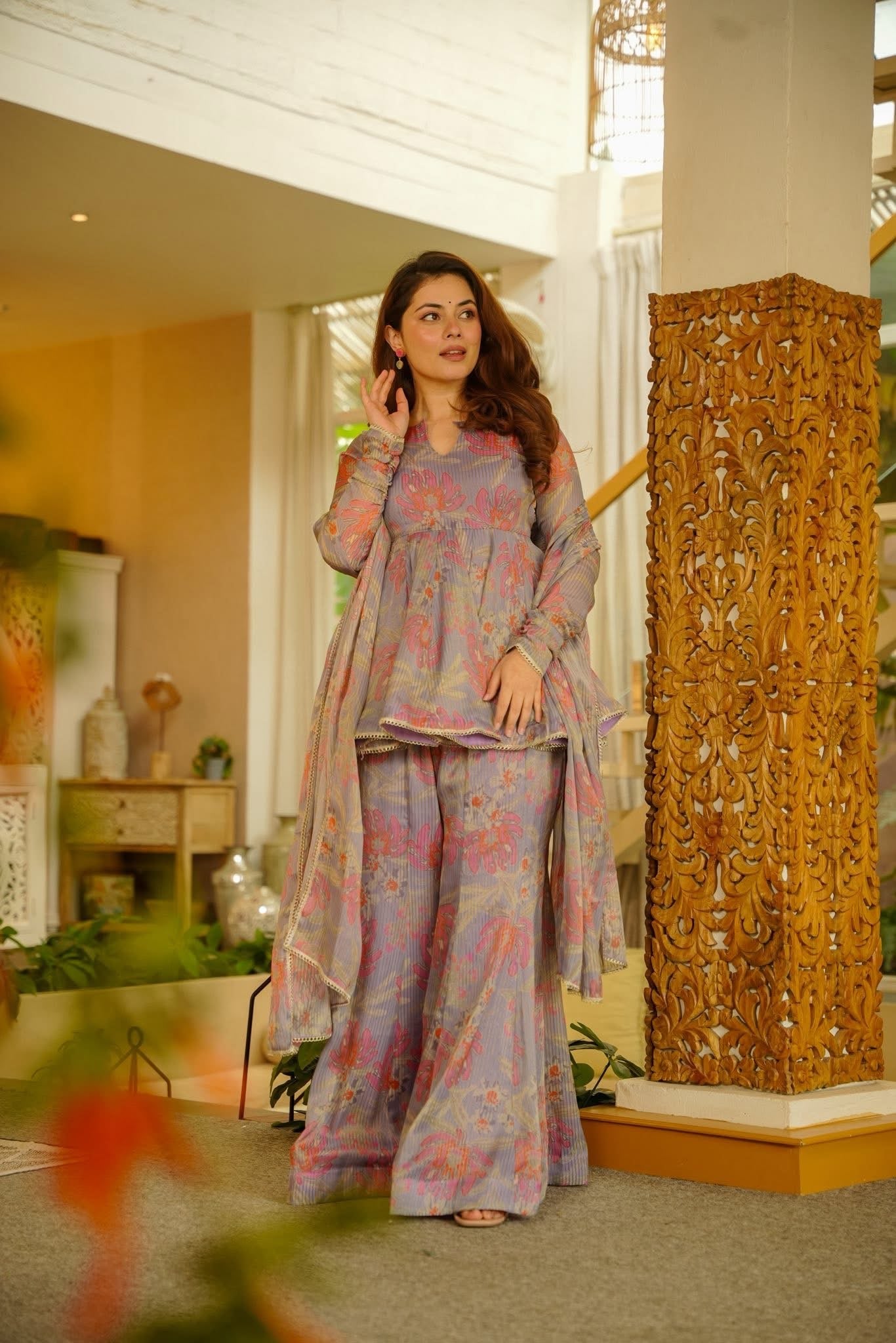 Myrina Cosmos Sharara Set