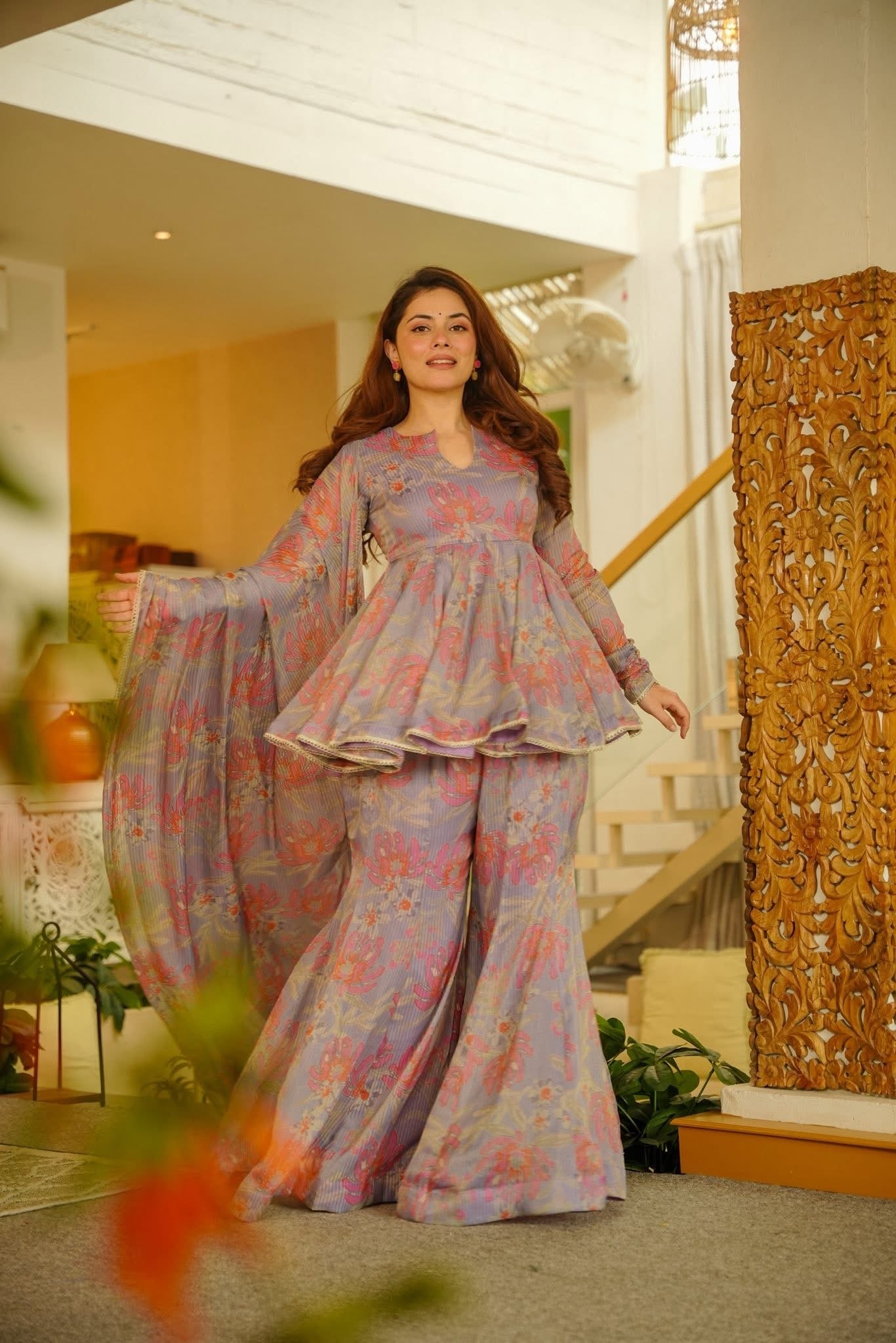 Myrina Cosmos Sharara Set