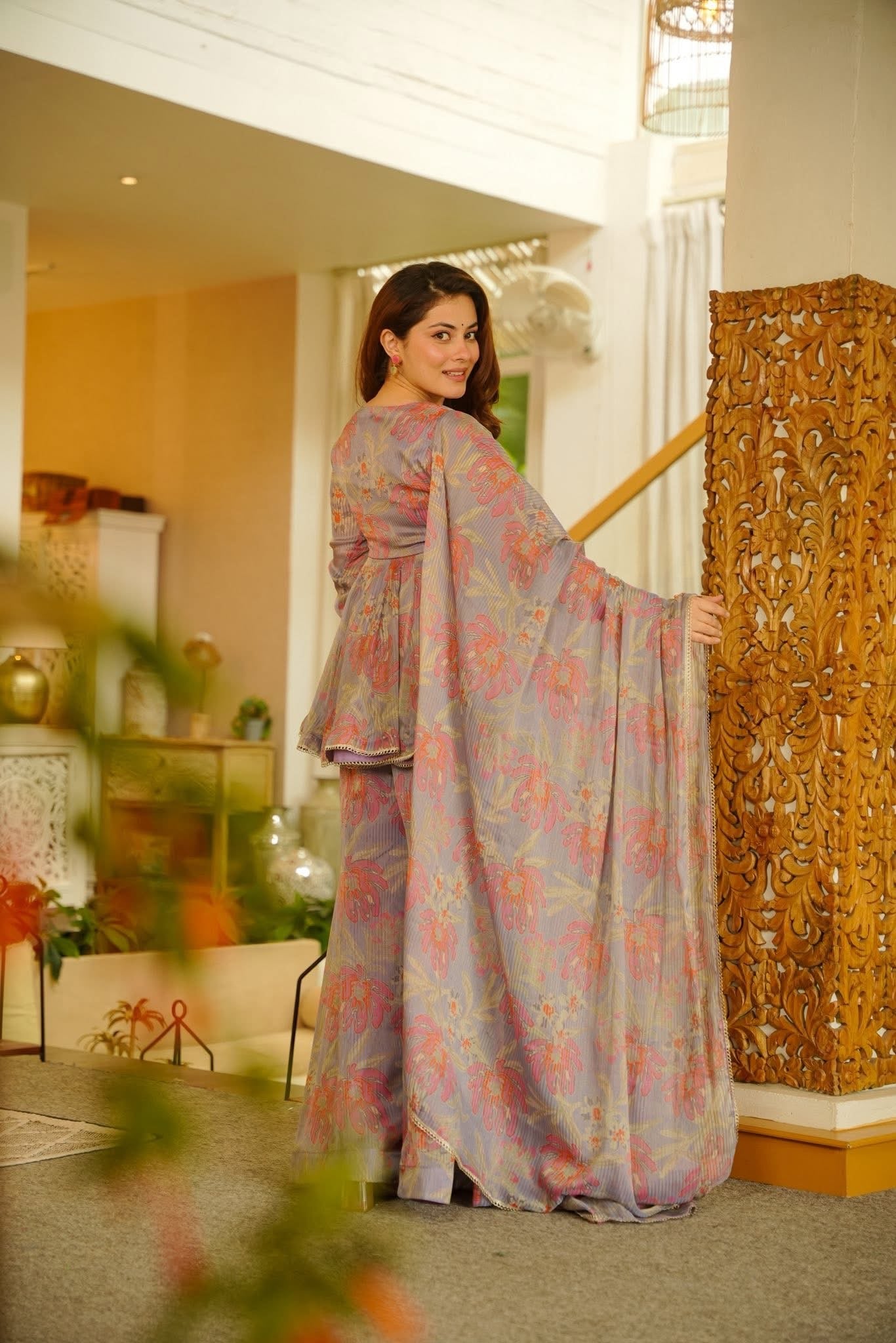 Myrina Cosmos Sharara Set