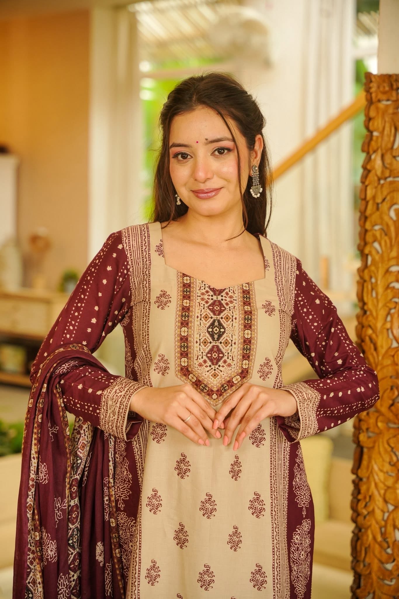 Vira Printed Cotton Kurta Set