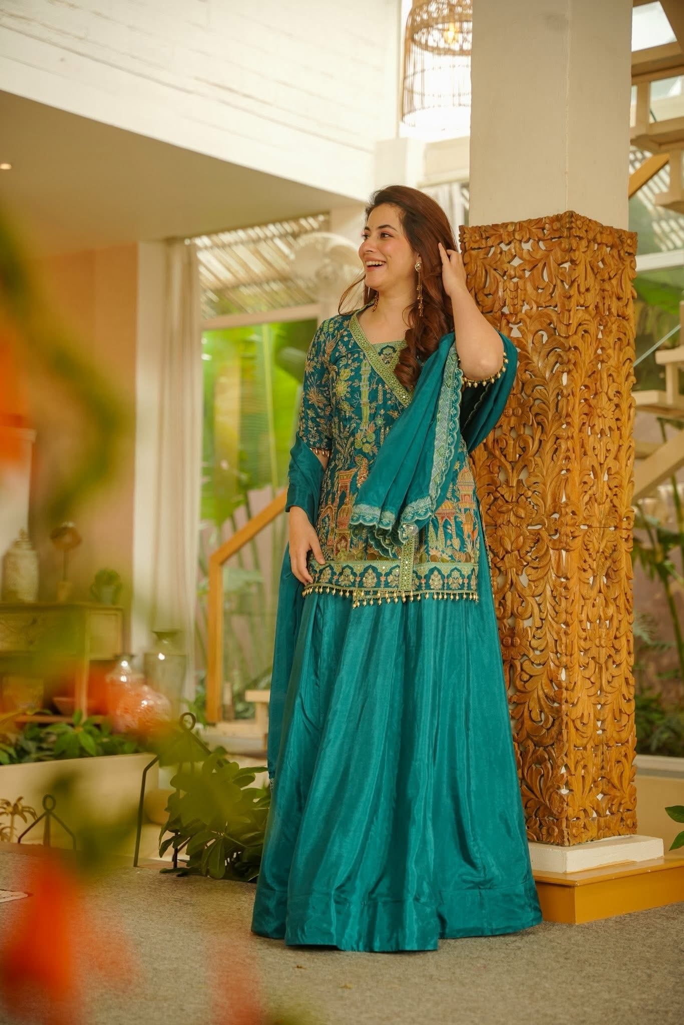 Sahar Embroidered Wedding Wear Kurta Set