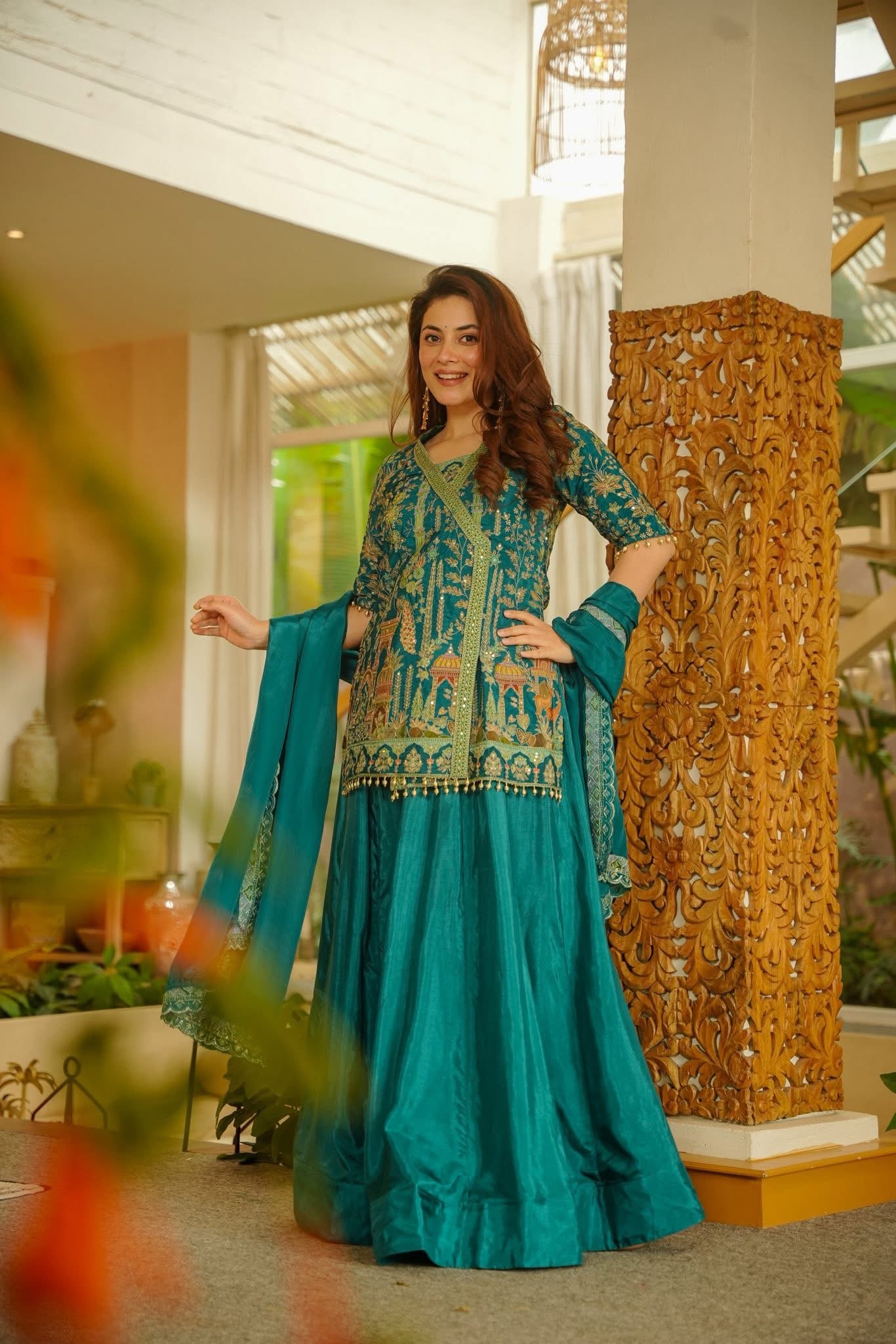 Sahar Embroidered Wedding Wear Kurta Set