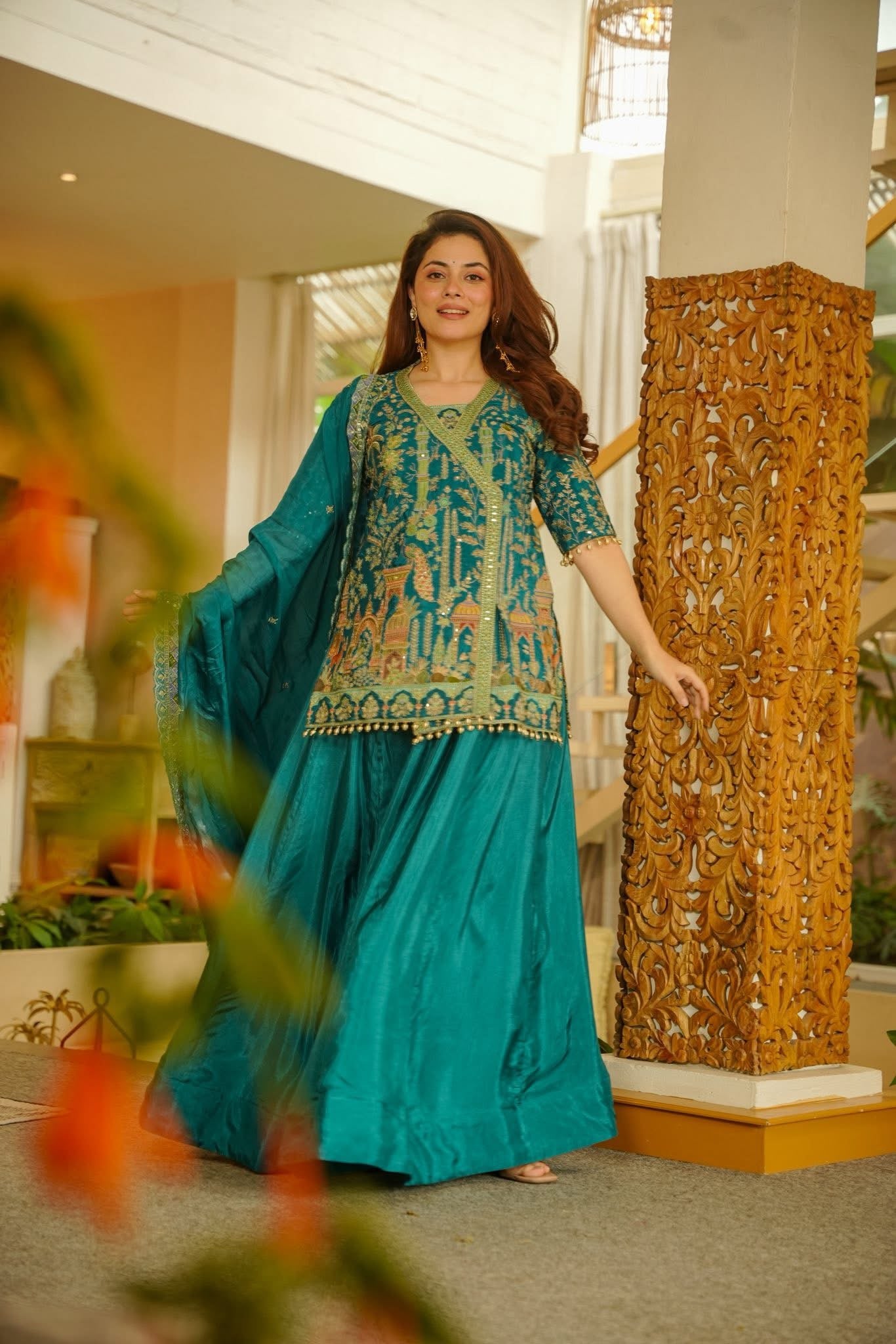 Sahar Embroidered Wedding Wear Kurta Set