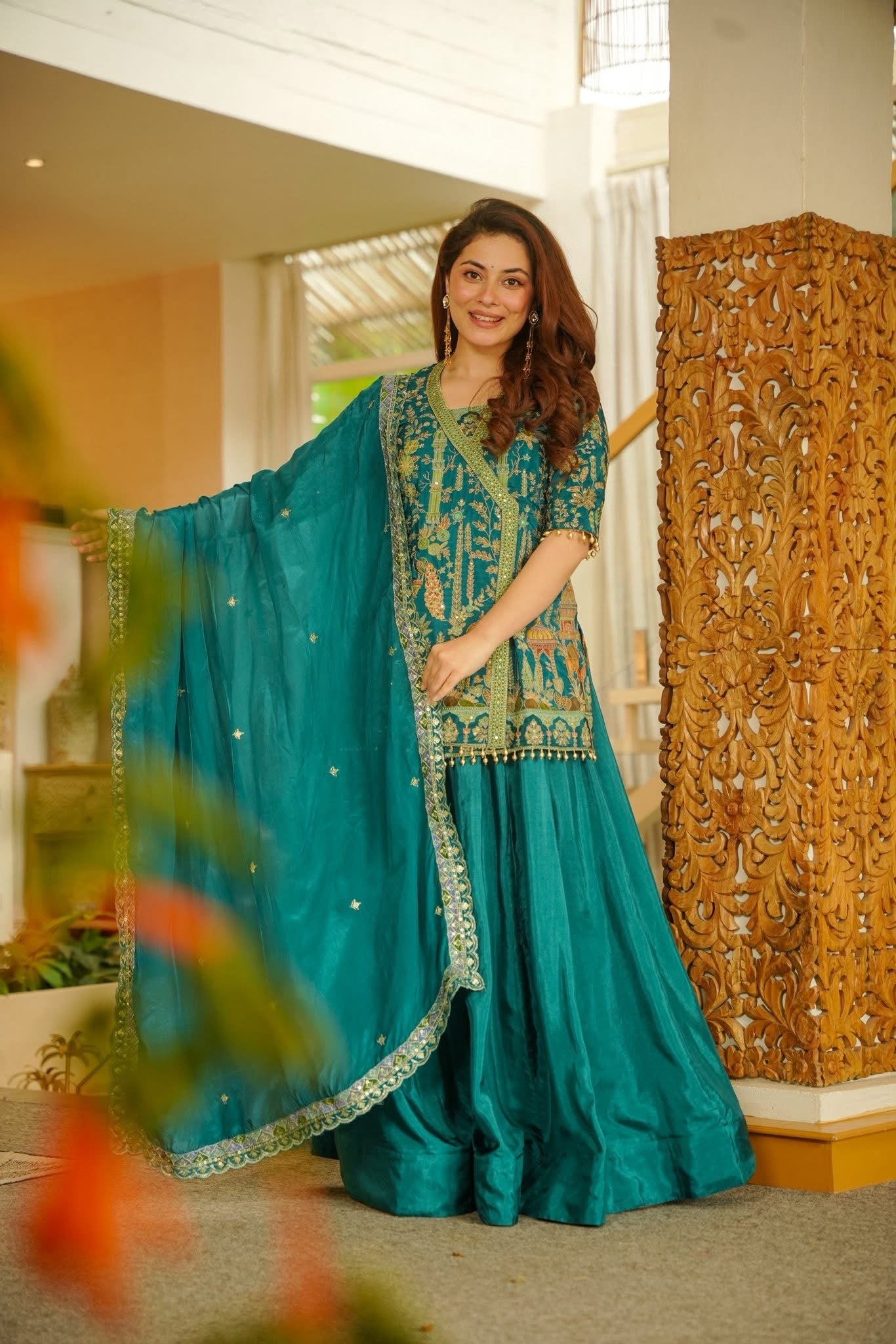 Sahar Embroidered Wedding Wear Kurta Set