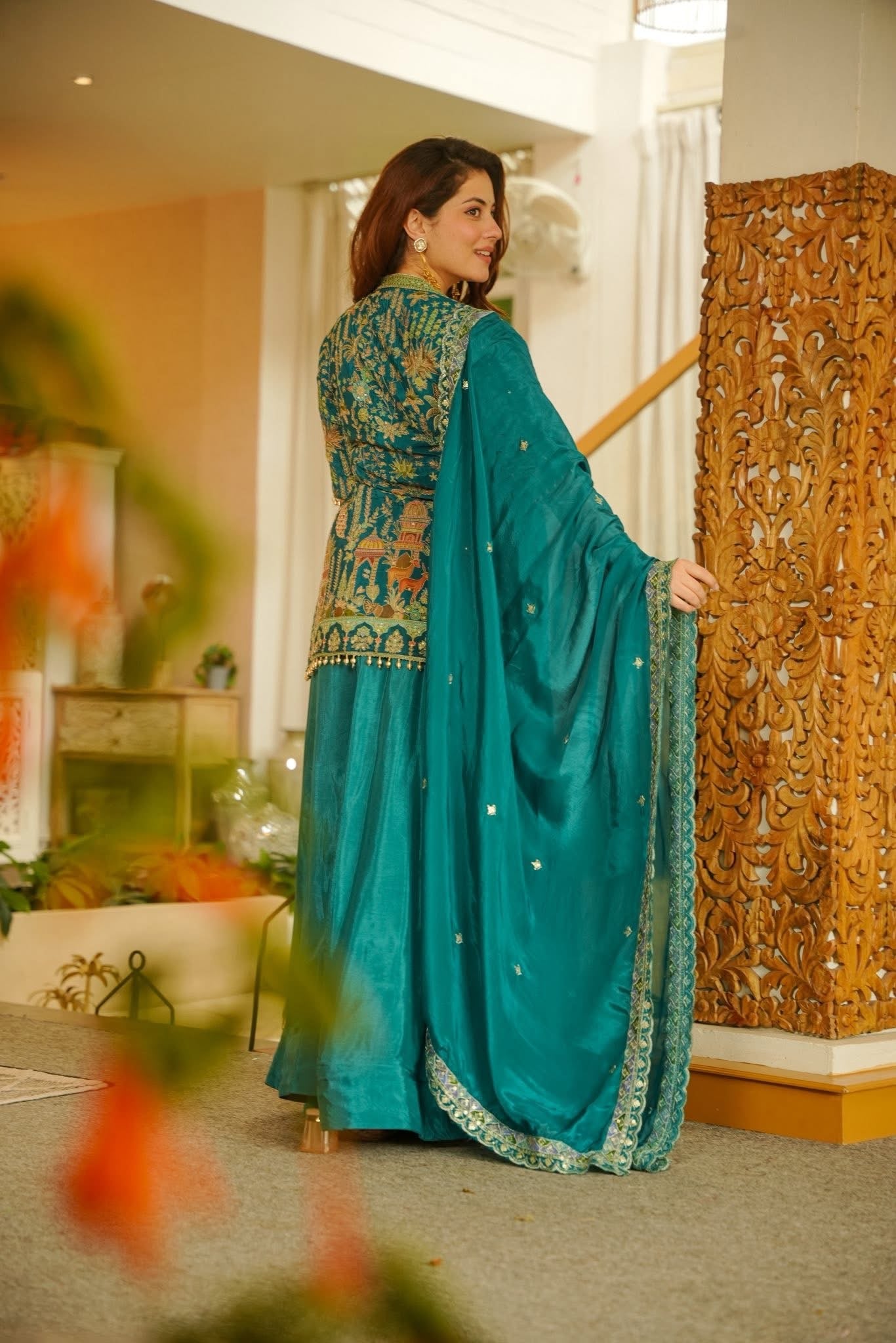 Sahar Embroidered Wedding Wear Kurta Set