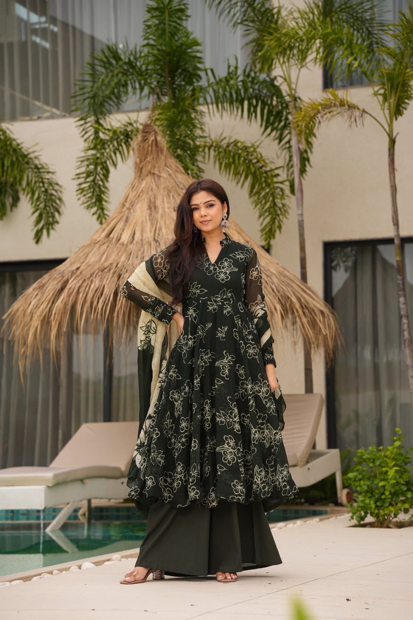 Reyani Organza Suit Set