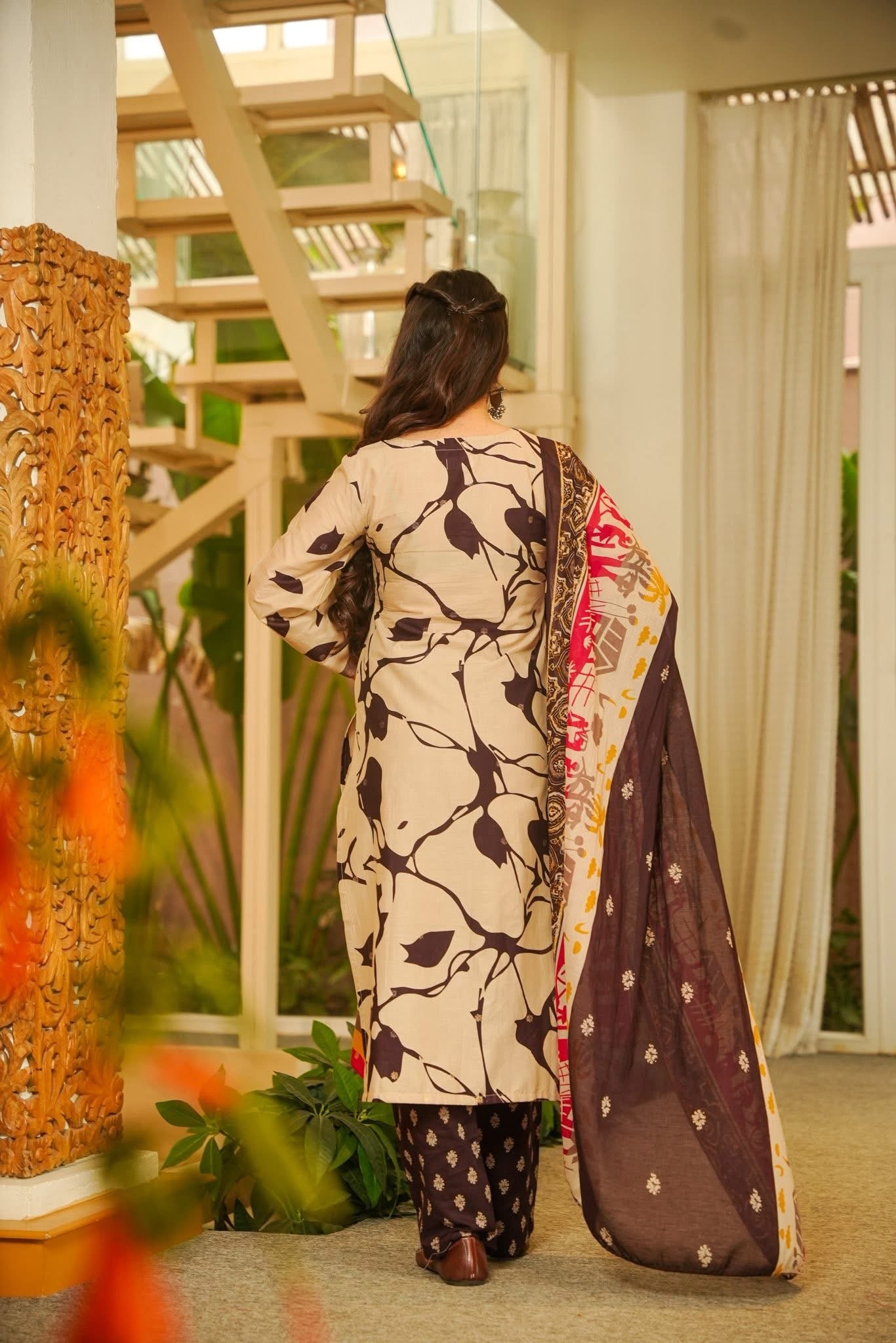 Brishti Printed Cotton Kurta Set