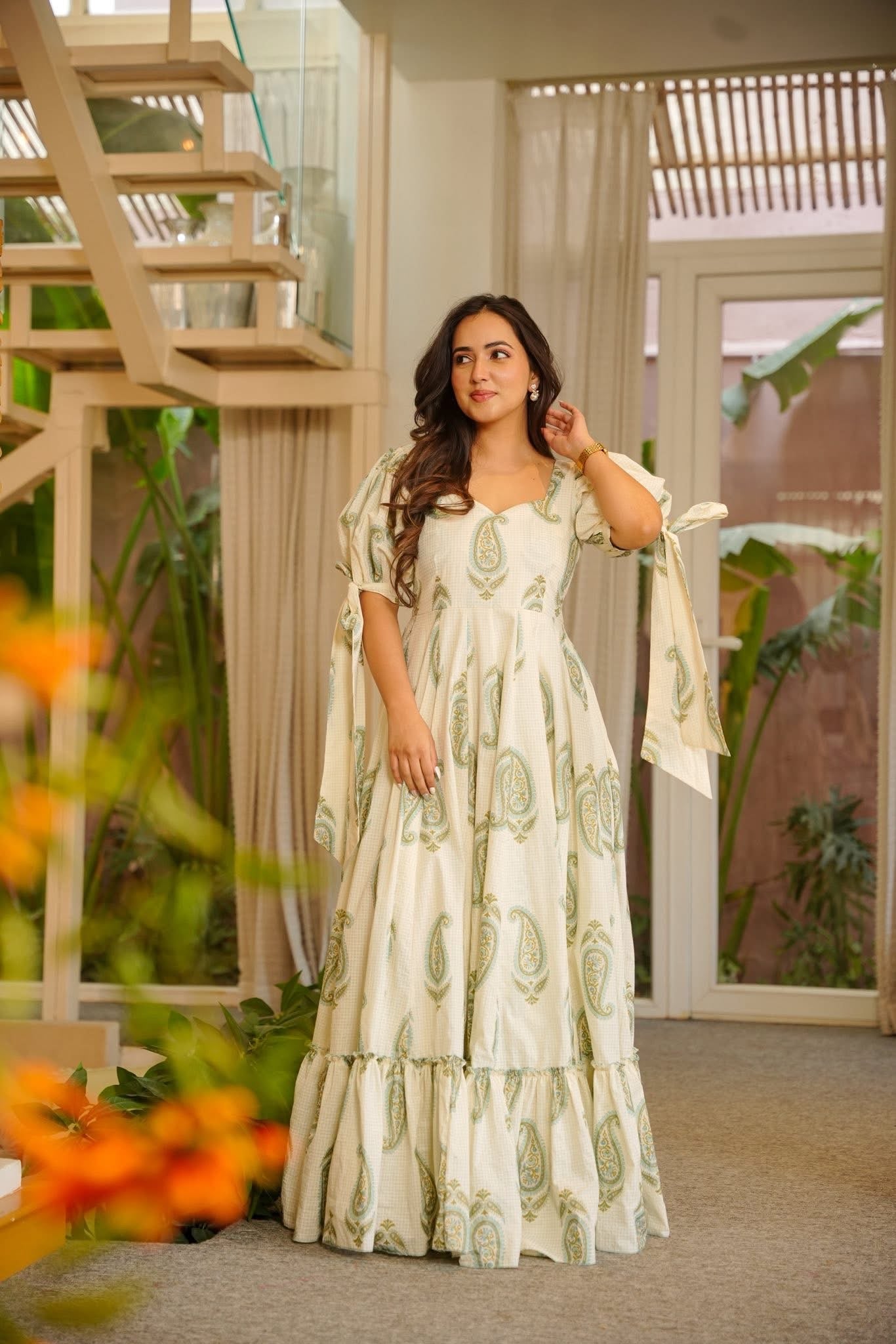 Buy Xireya Cotton Maxi Dress Online in India