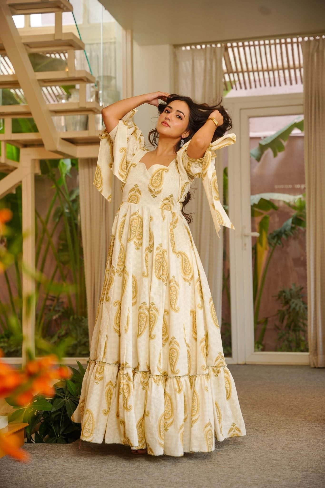 Ekisha Cotton Maxi Dress