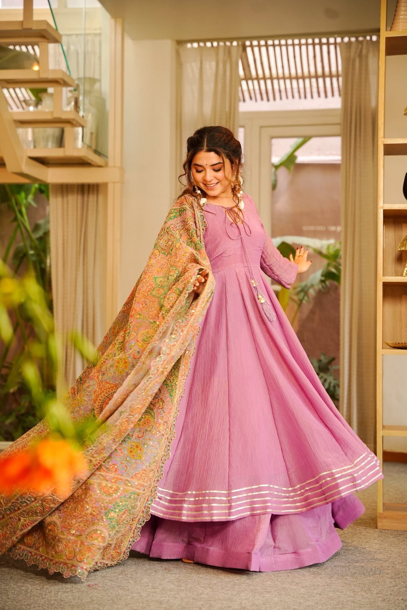 Kriyana Wedding Wear Anarkali Suit Set