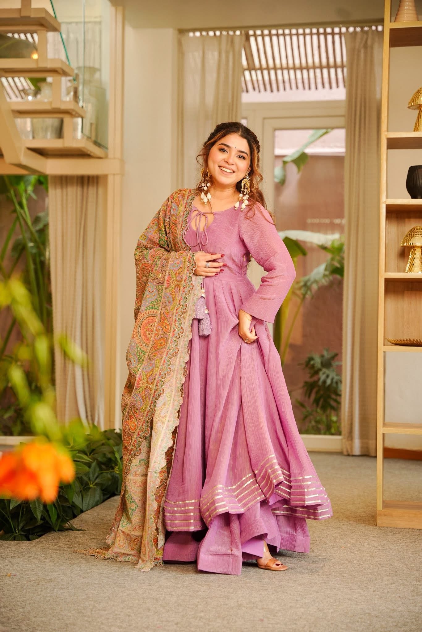 Kriyana Wedding Wear Anarkali Suit Set