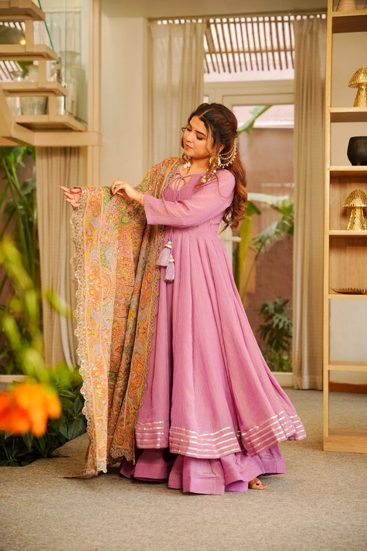 Kriyana Wedding Wear Anarkali Suit Set
