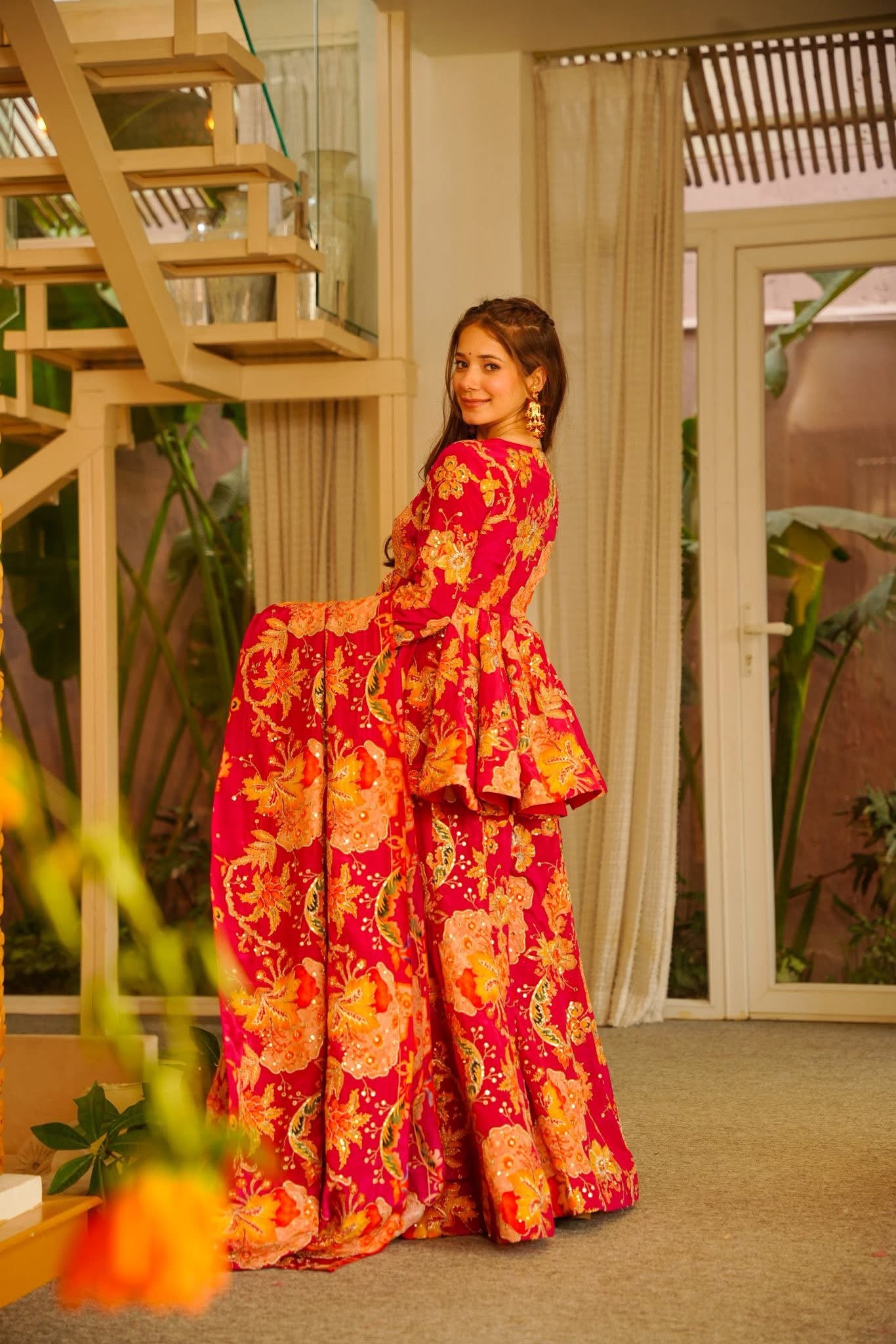 Kresha Heavy Wedding Wear Sharara Set