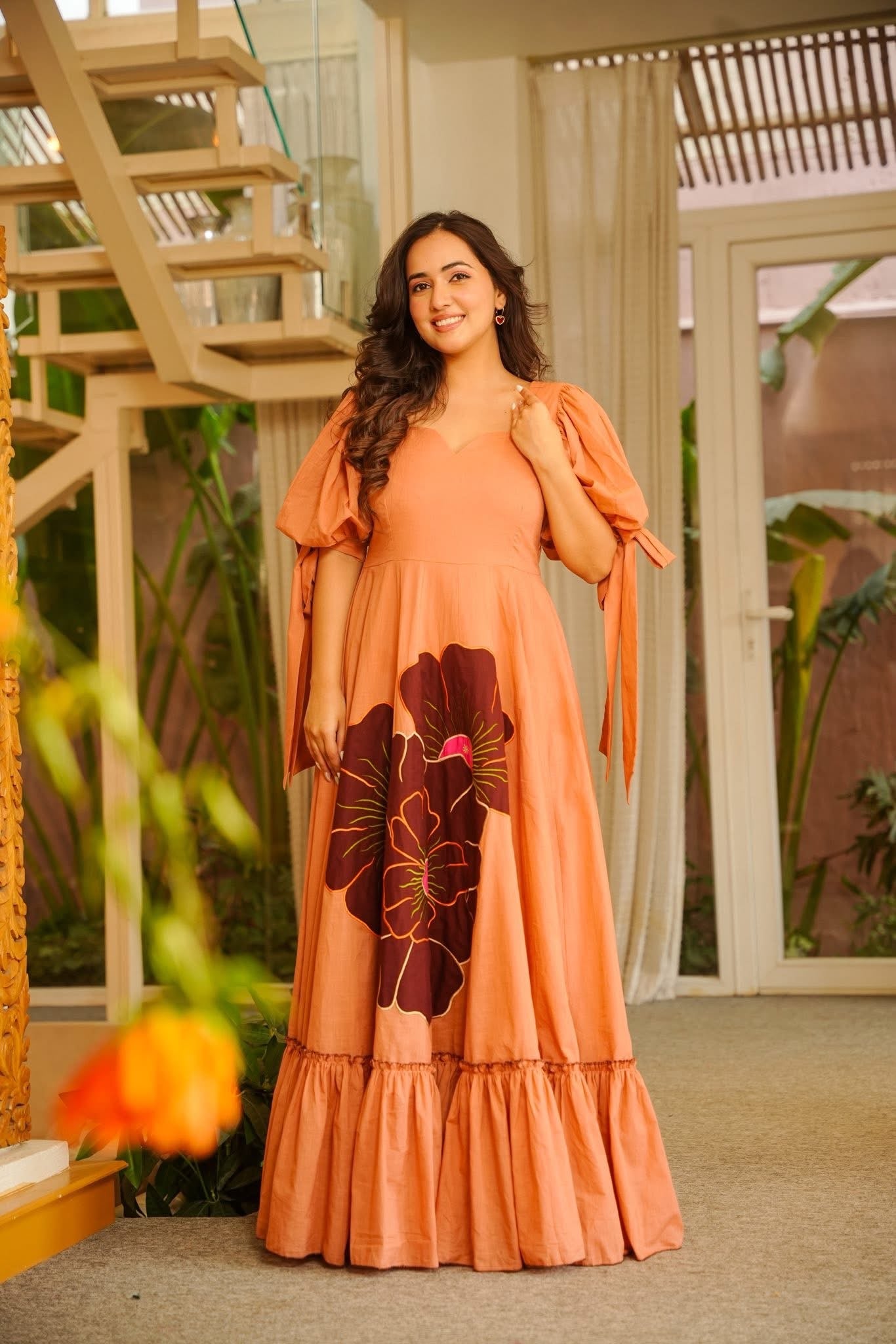 Galeera Floral Statement Maxi Dress