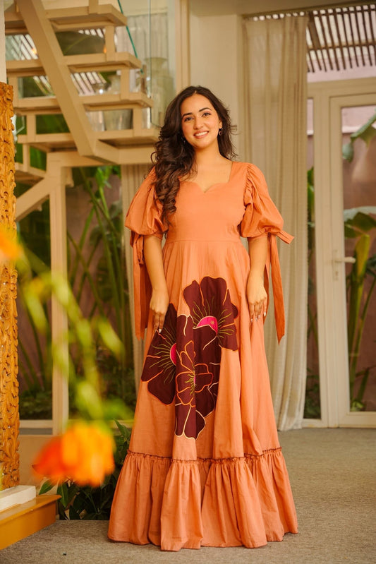 Galeera Floral Statement Maxi Dress