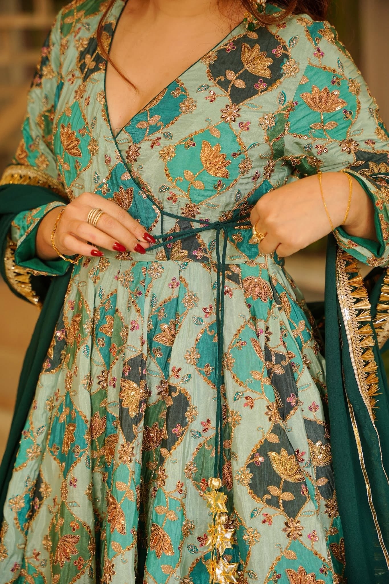 Ghazal Dew Heavy Embroidered Suit Set