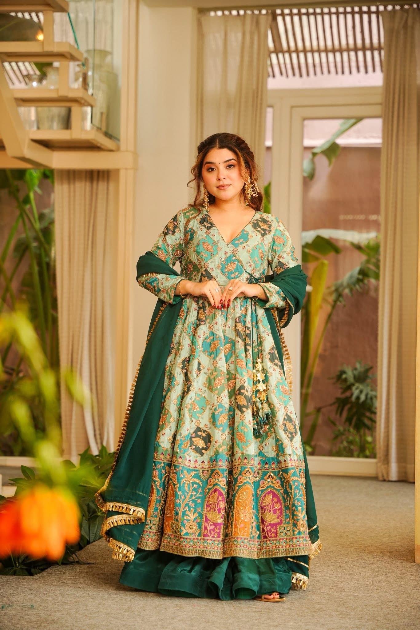 Ghazal Dew Heavy Embroidered Suit Set
